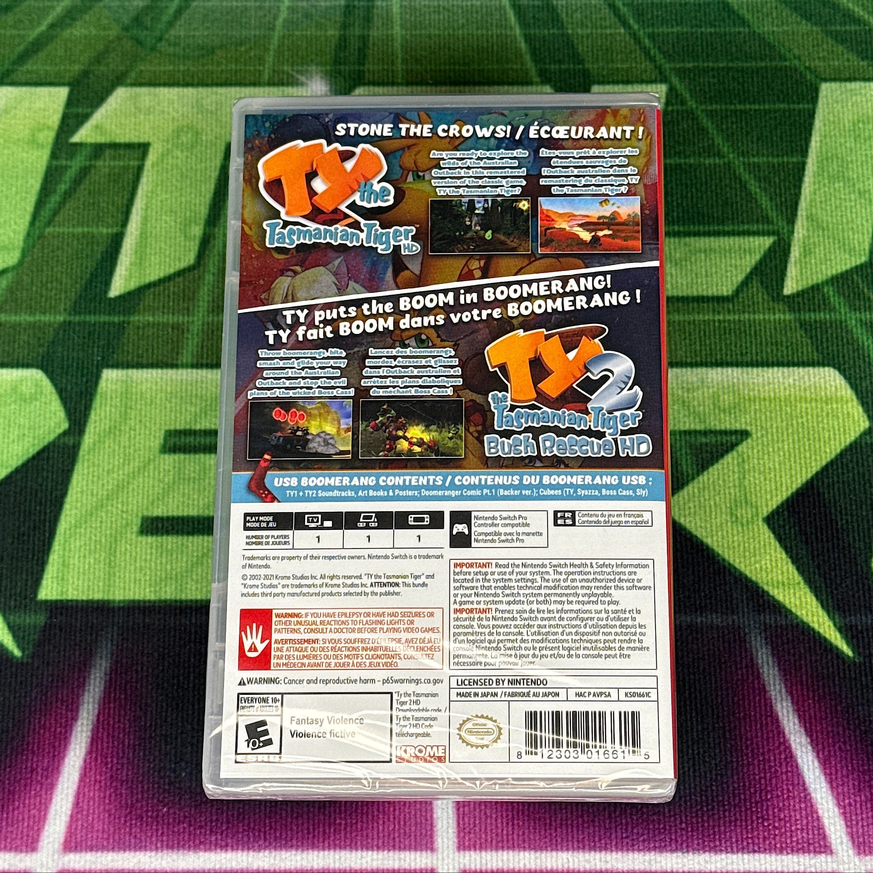 Ty the Tasmanian Tiger HD + Ty the Tasmanian Tiger 2: Bush Rescue HD Bundle | Nintendo Switch