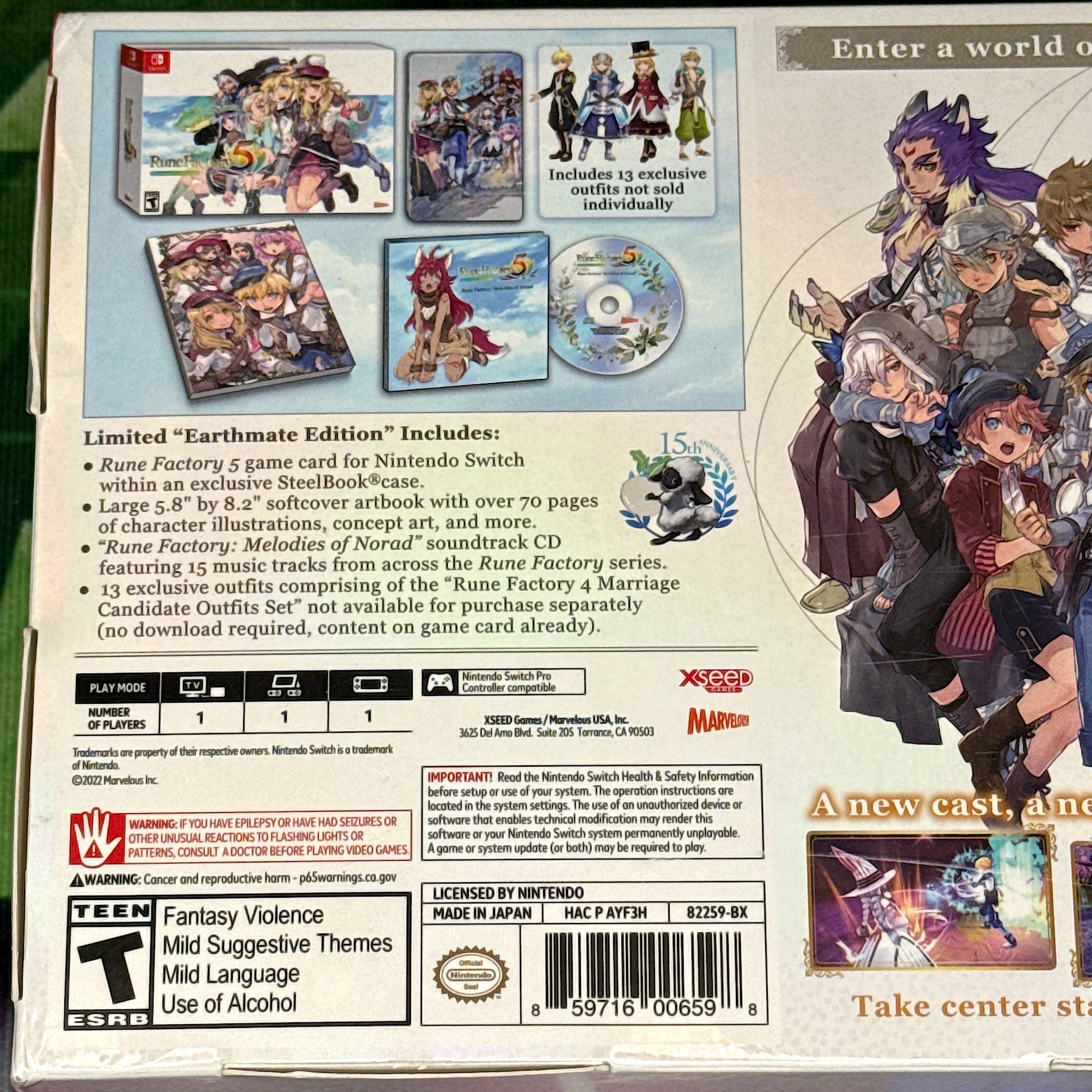Rune Factory 5 (Earthmate Edition) | Nintendo Switch