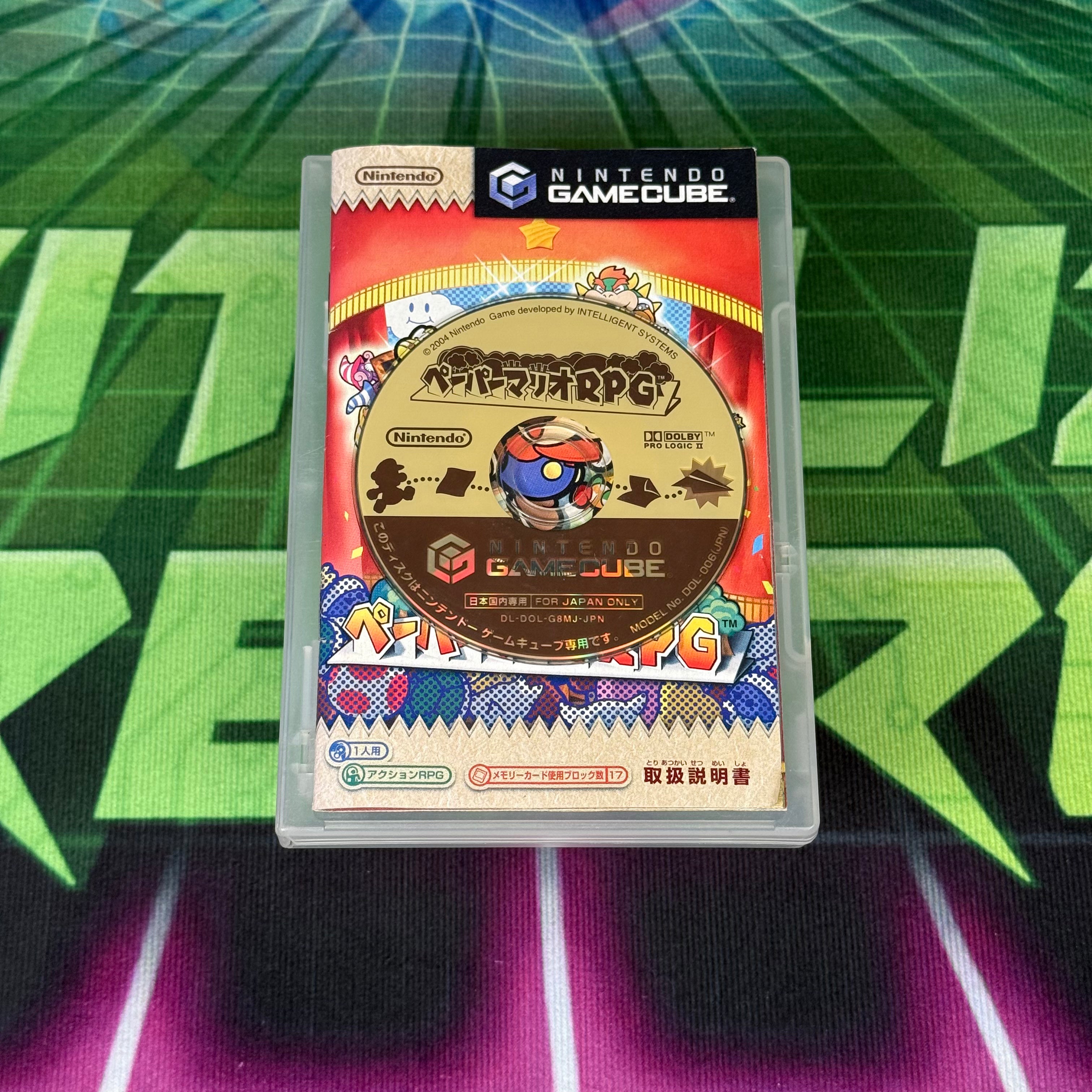 Paper Mario RPG | JP Gamecube (damaged sleeve)