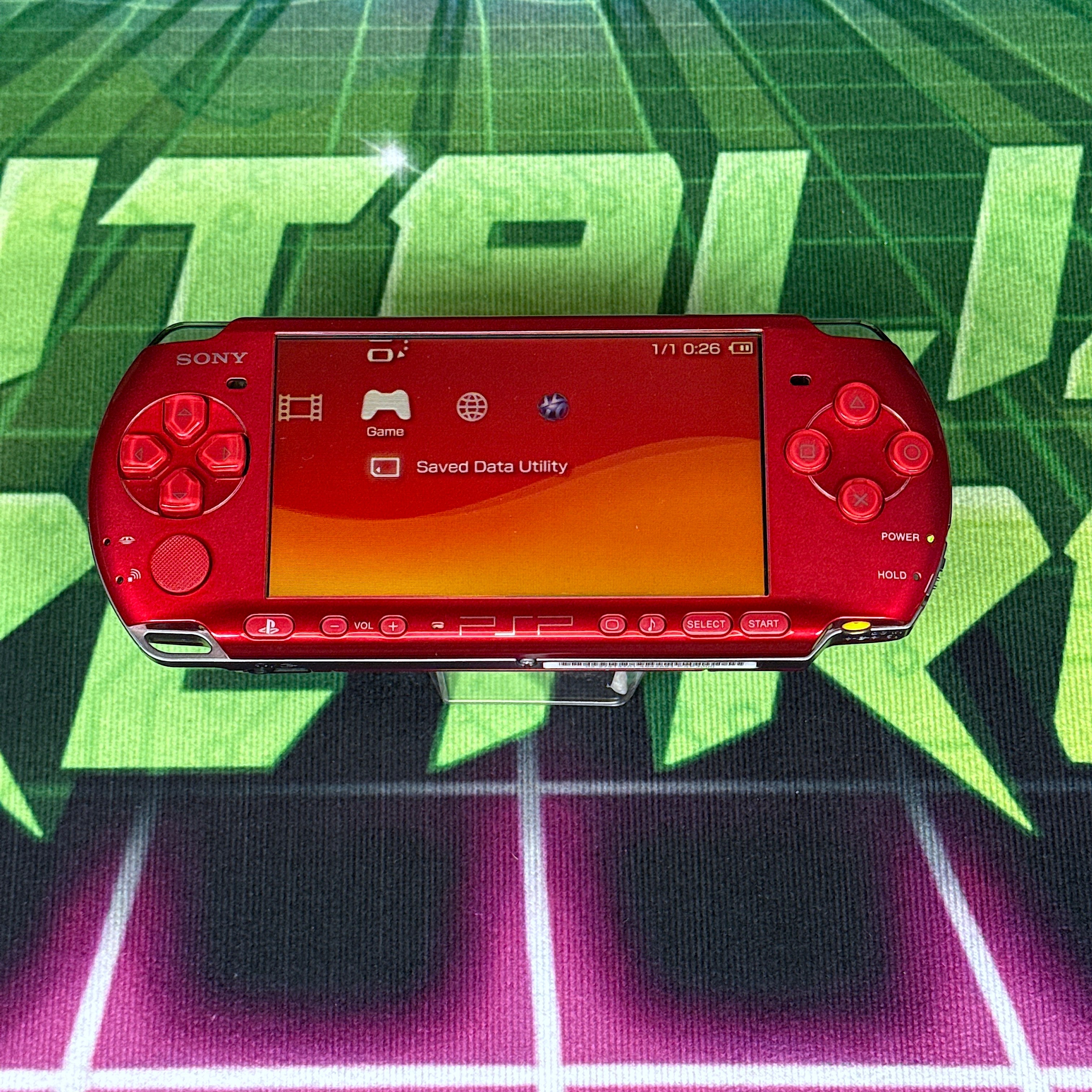 PSP 3000 Handheld Console – Radiant Red (OEM)