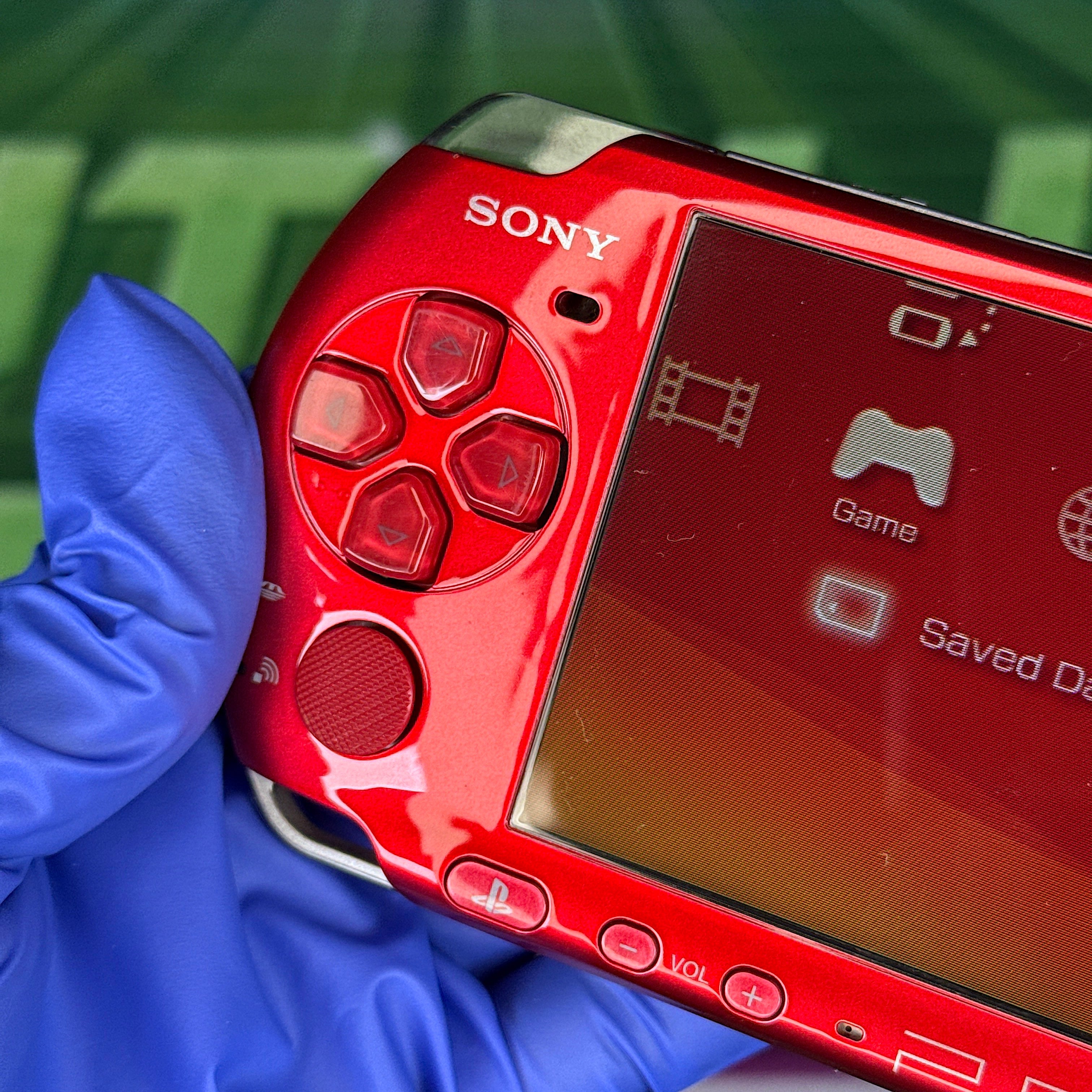 PSP 3000 Handheld Console – Radiant Red (OEM)