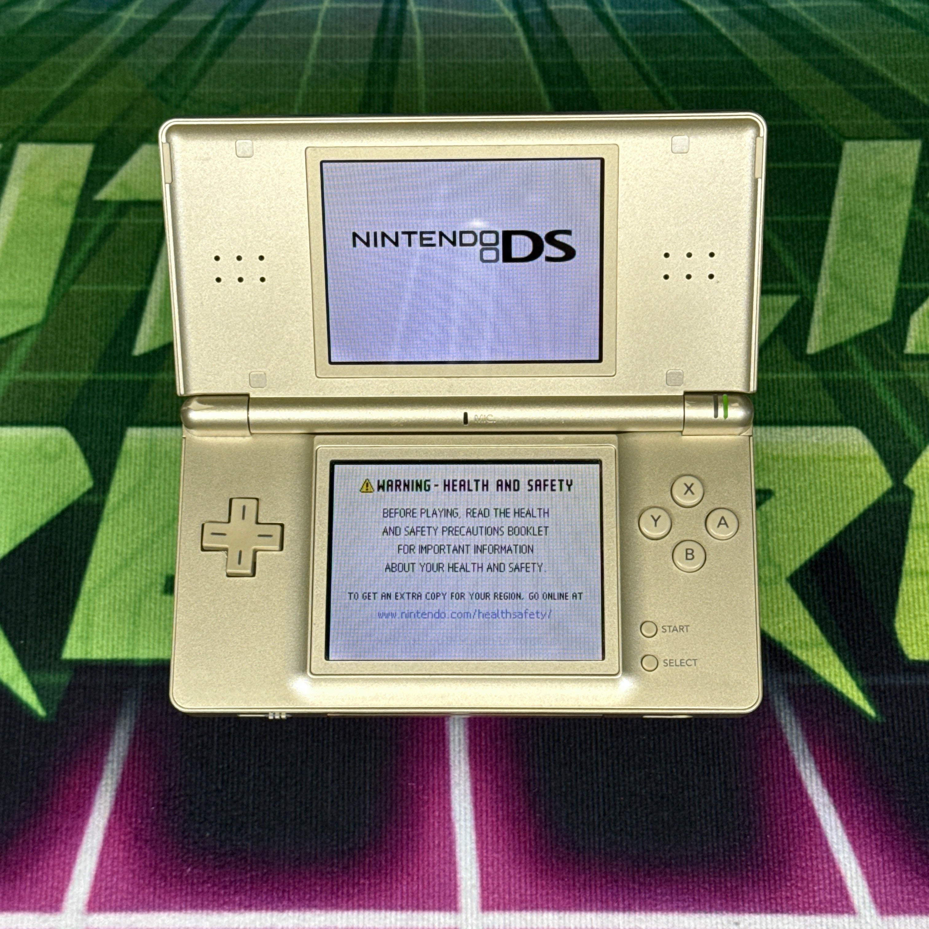 Nintendo DS Lite Handheld Console - Gold Zelda Triforce Edition