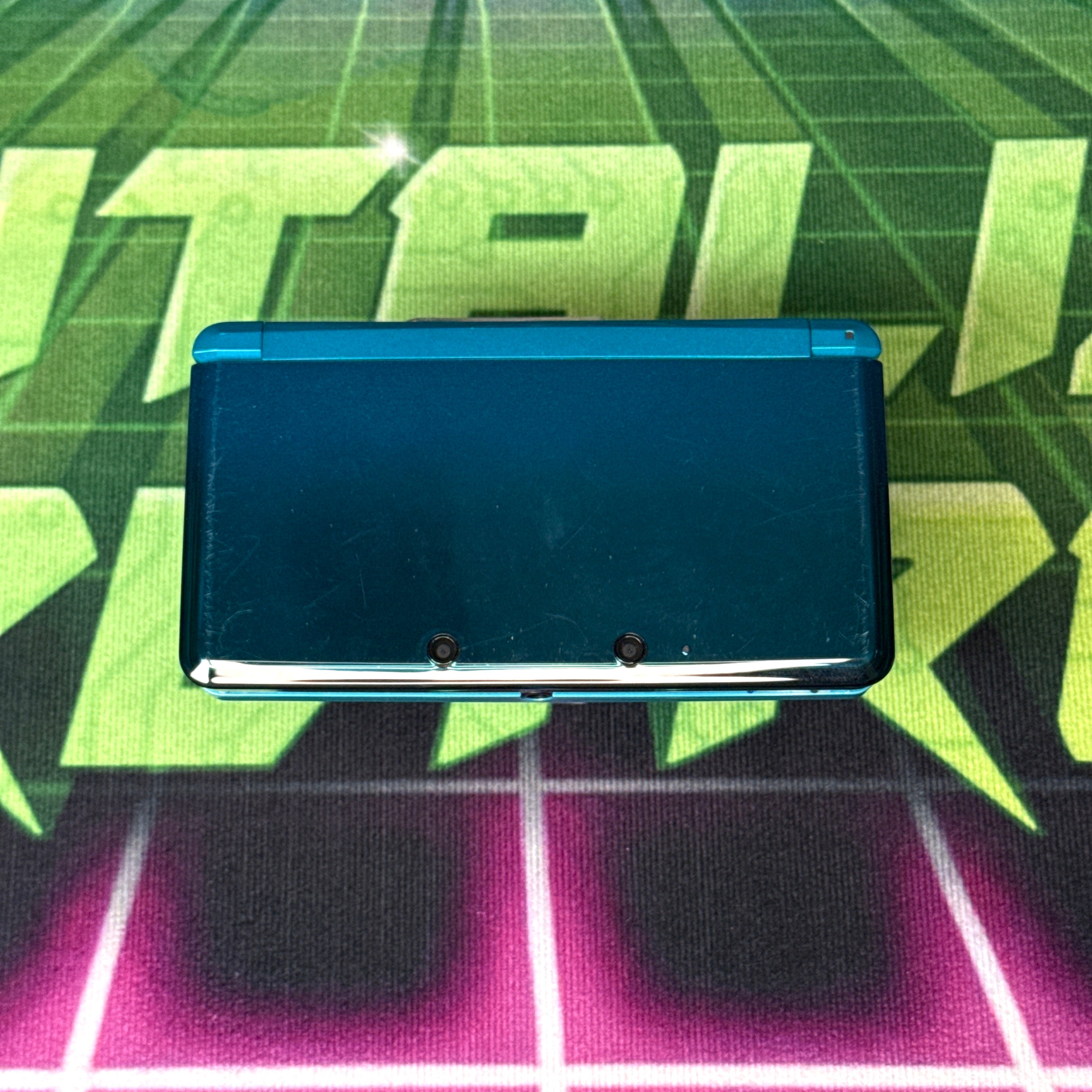 Nintendo 3DS Handheld Console - Aqua Blue (CIB)