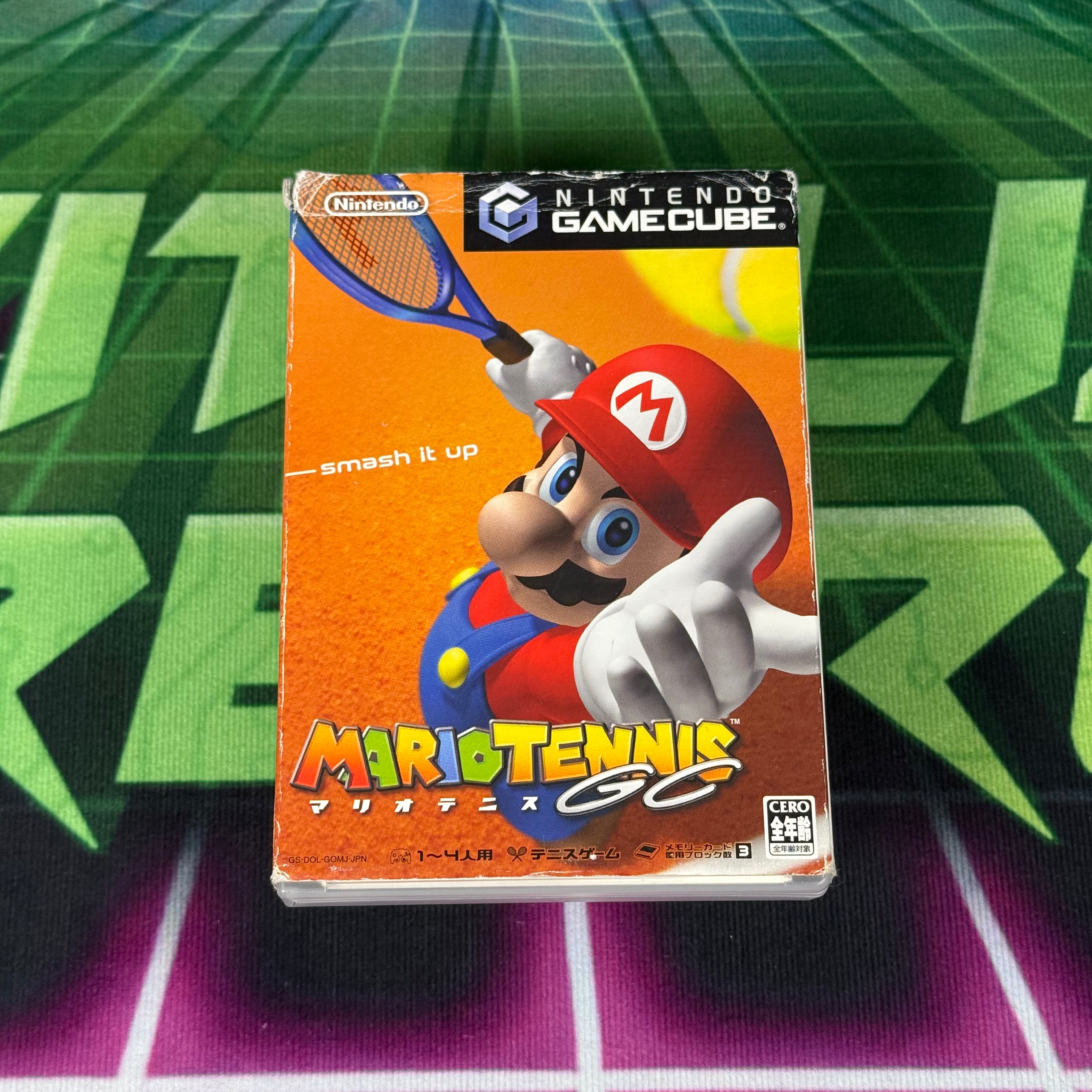 Mario Tennis | JP Gamecube (damaged sleeve)