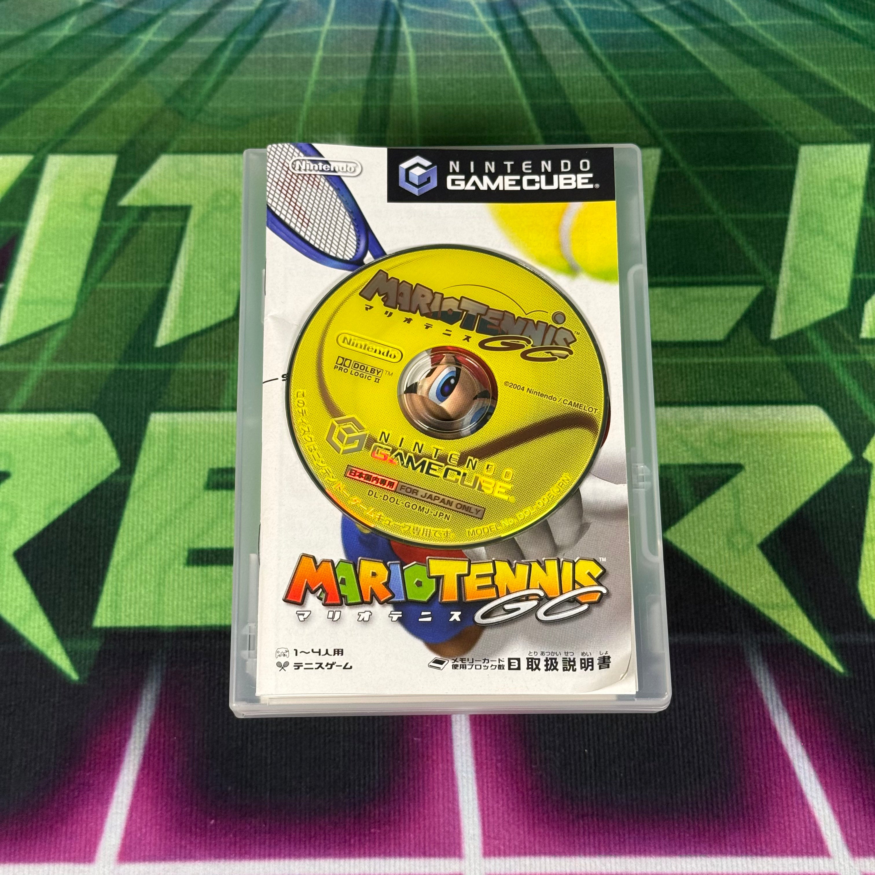 Mario Tennis | JP Gamecube (damaged sleeve)