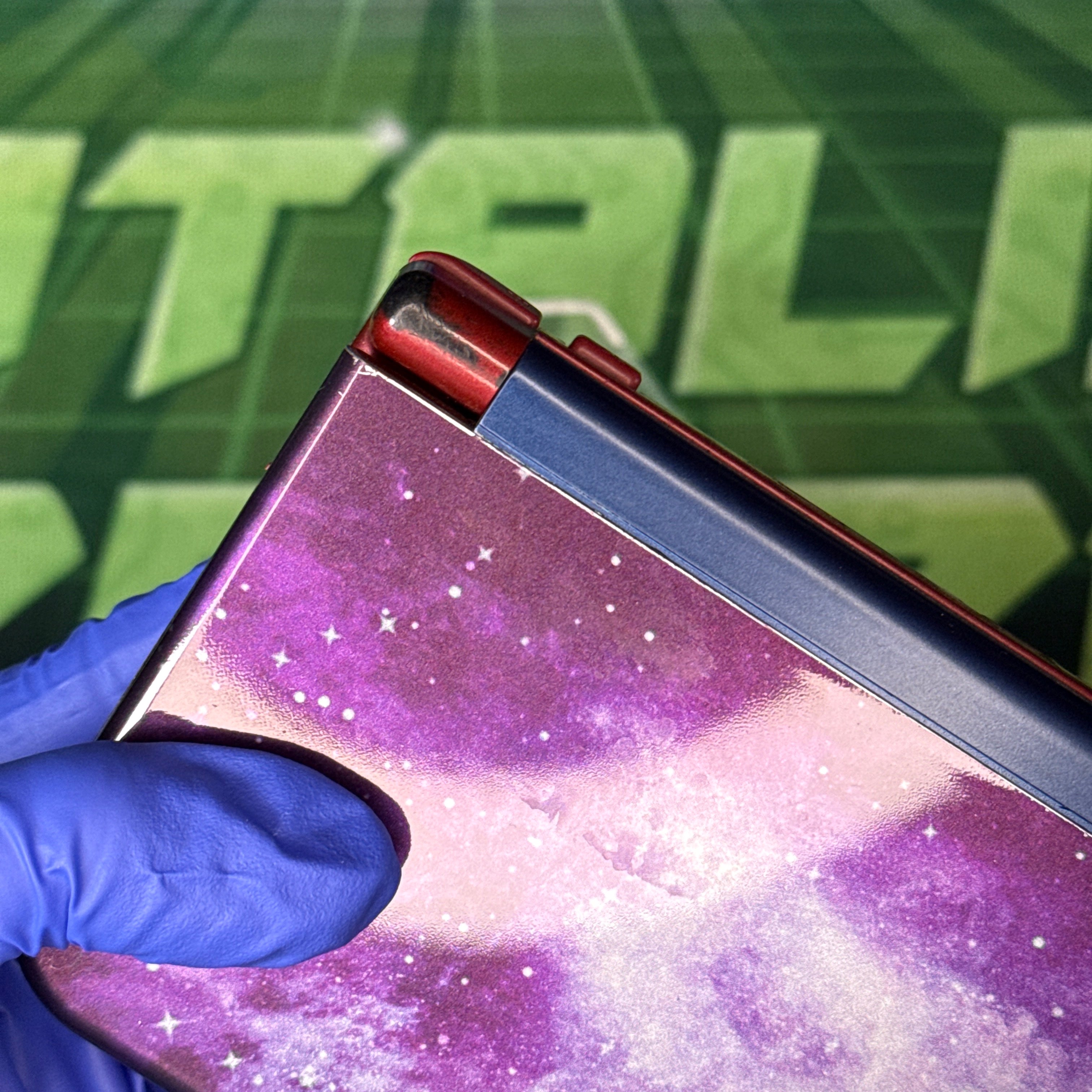New Nintendo 3DS XL Handheld Console - Red w/ "Galaxy Style" Plates