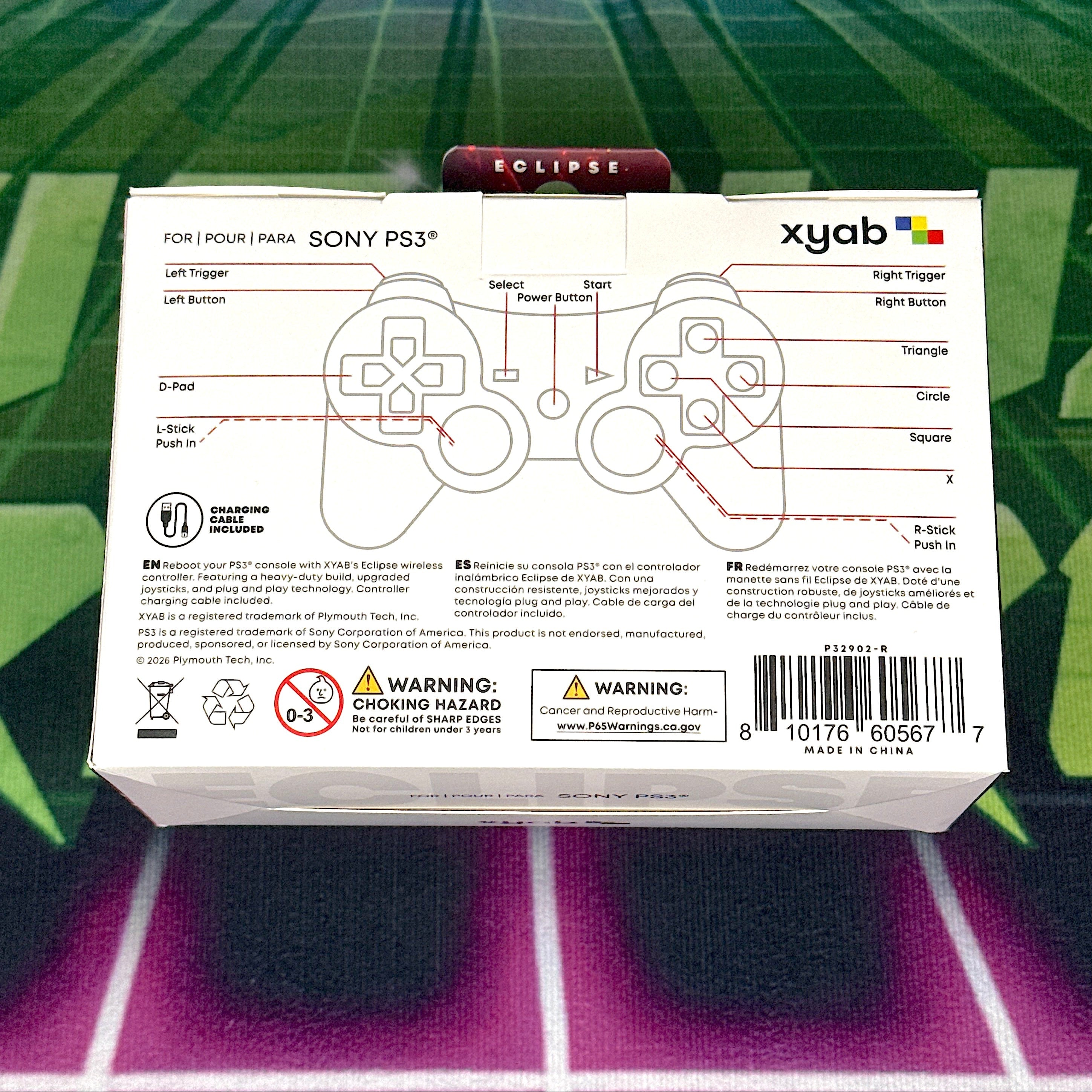 Eclipse Wireless Controller – Crimson Red | PlayStation 3