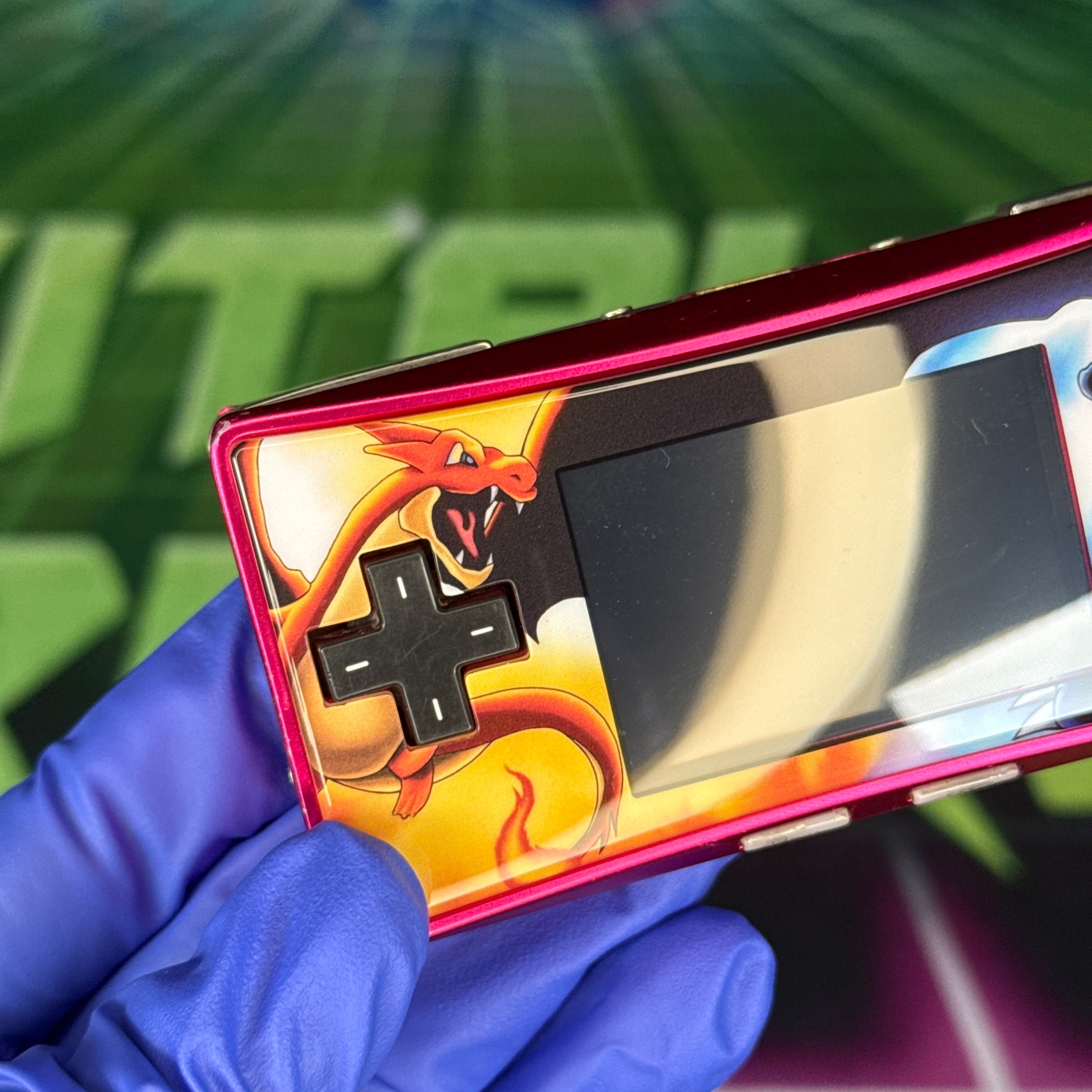 Nintendo GameBoy Micro – Pink w/ Custom Faceplate