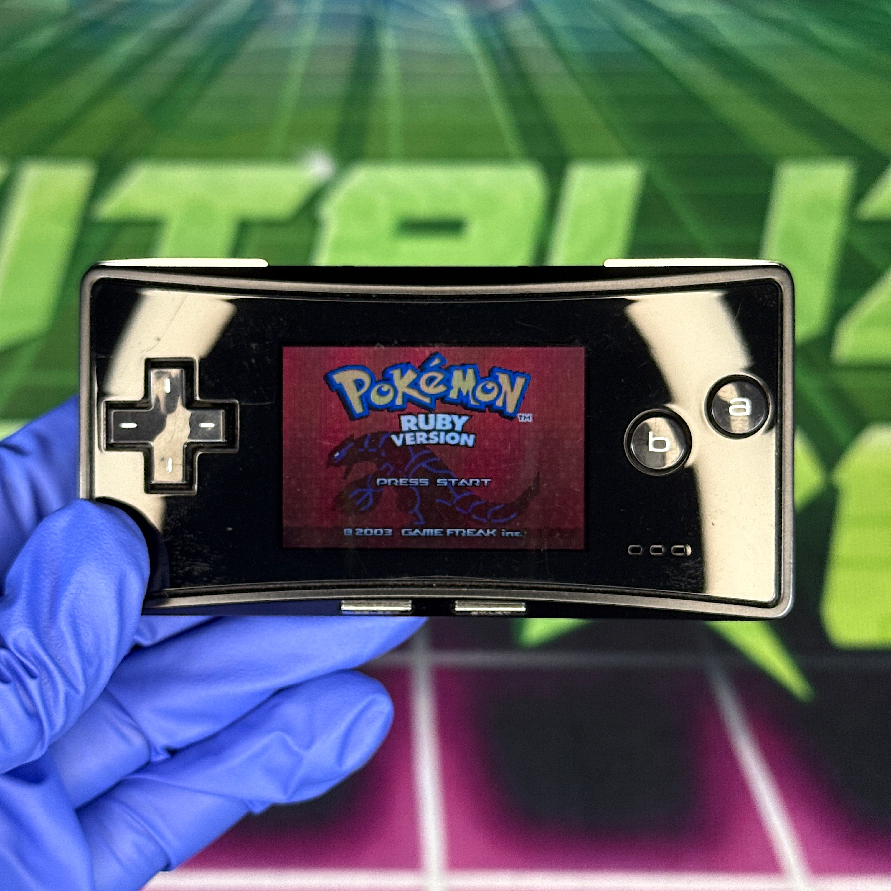 Nintendo GameBoy Micro – Black w/ Original Pouch