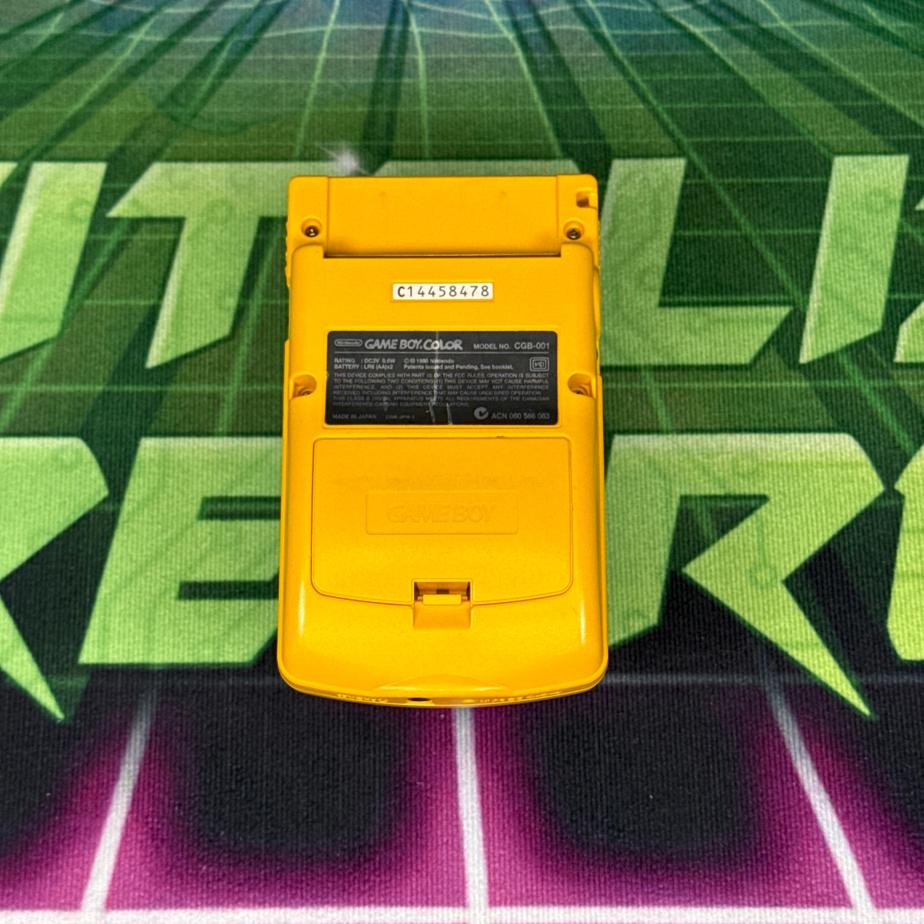 Nintendo GameBoy Color – Yellow – Tested & Working (JP Model)