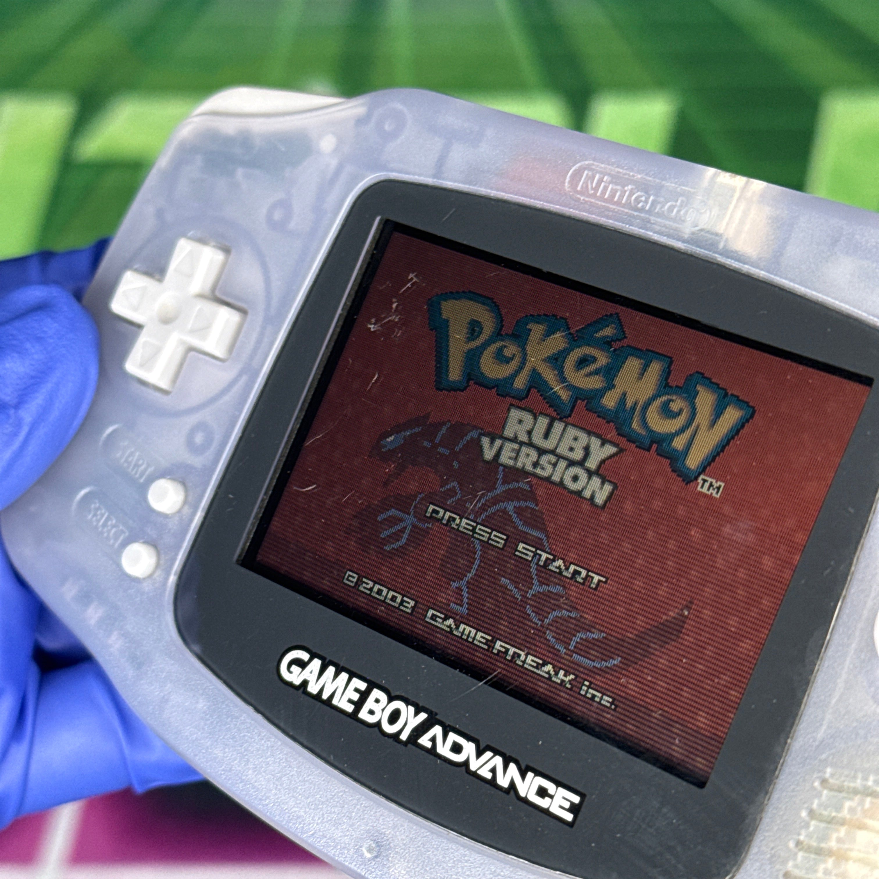 Nintendo GameBoy Advance – Glacier Blue – Tested & Working