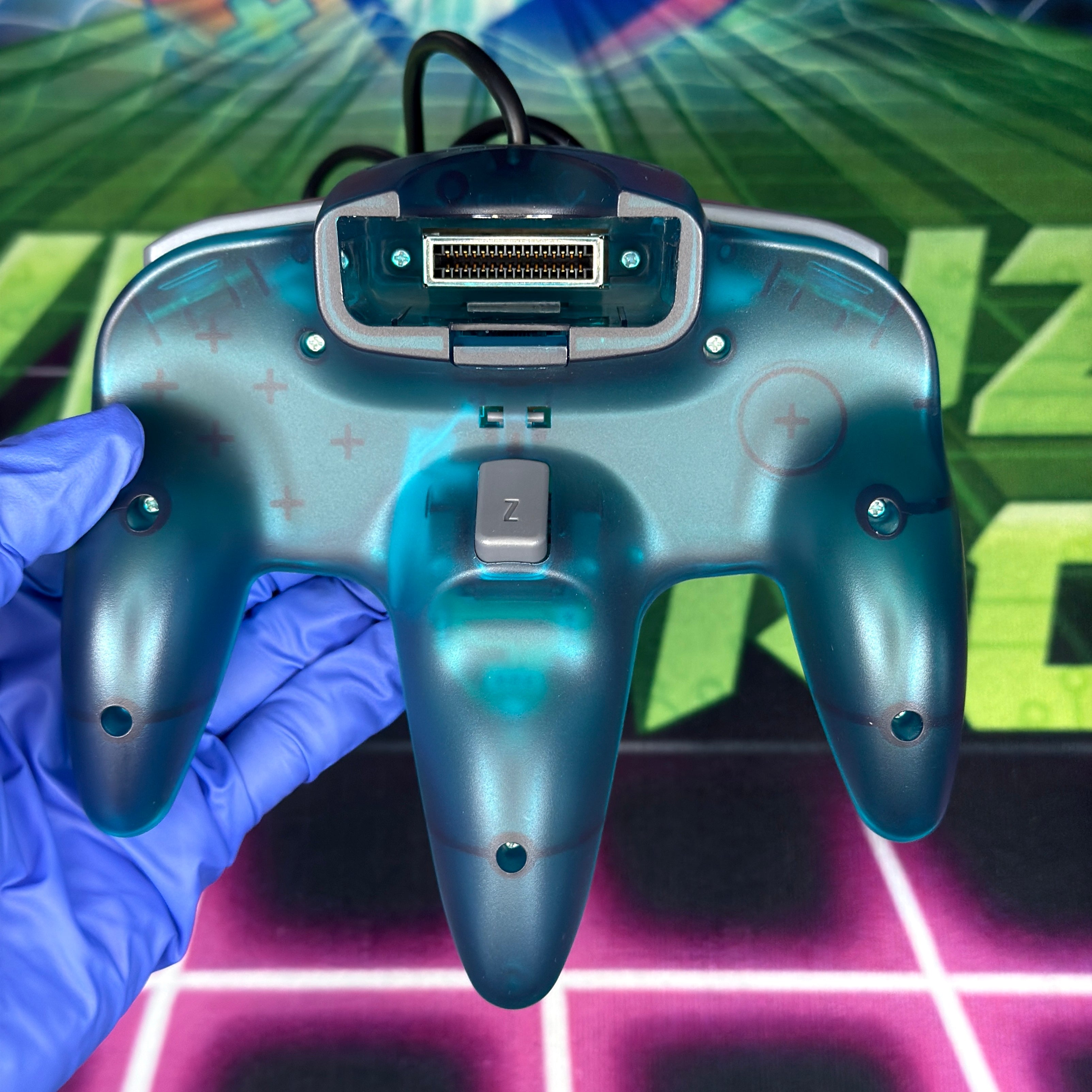 Nintendo 64 - Funtastic Grape Purple w/ Clear Teal Controller