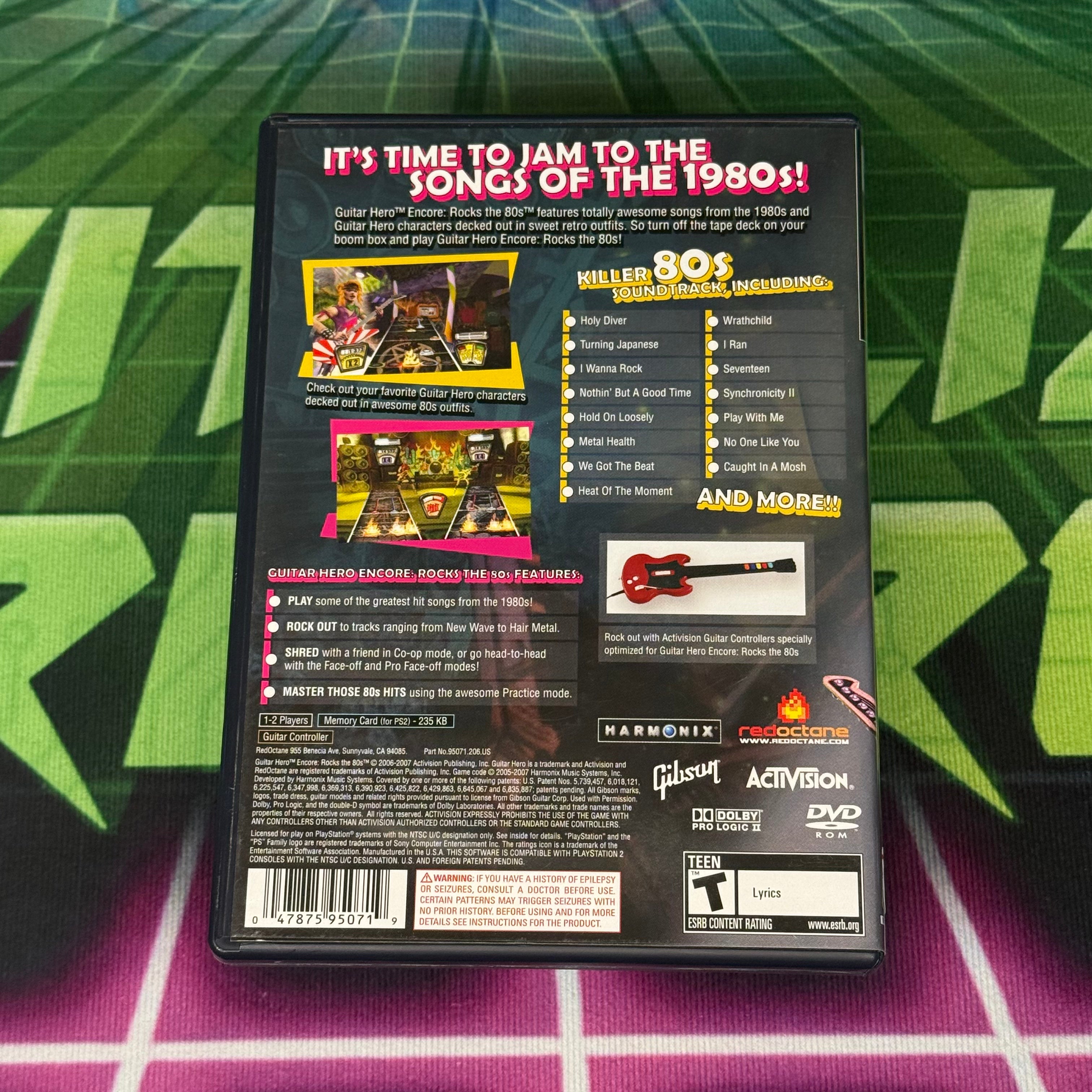 Guitar Hero Encore: Rocks the 80s | PS2