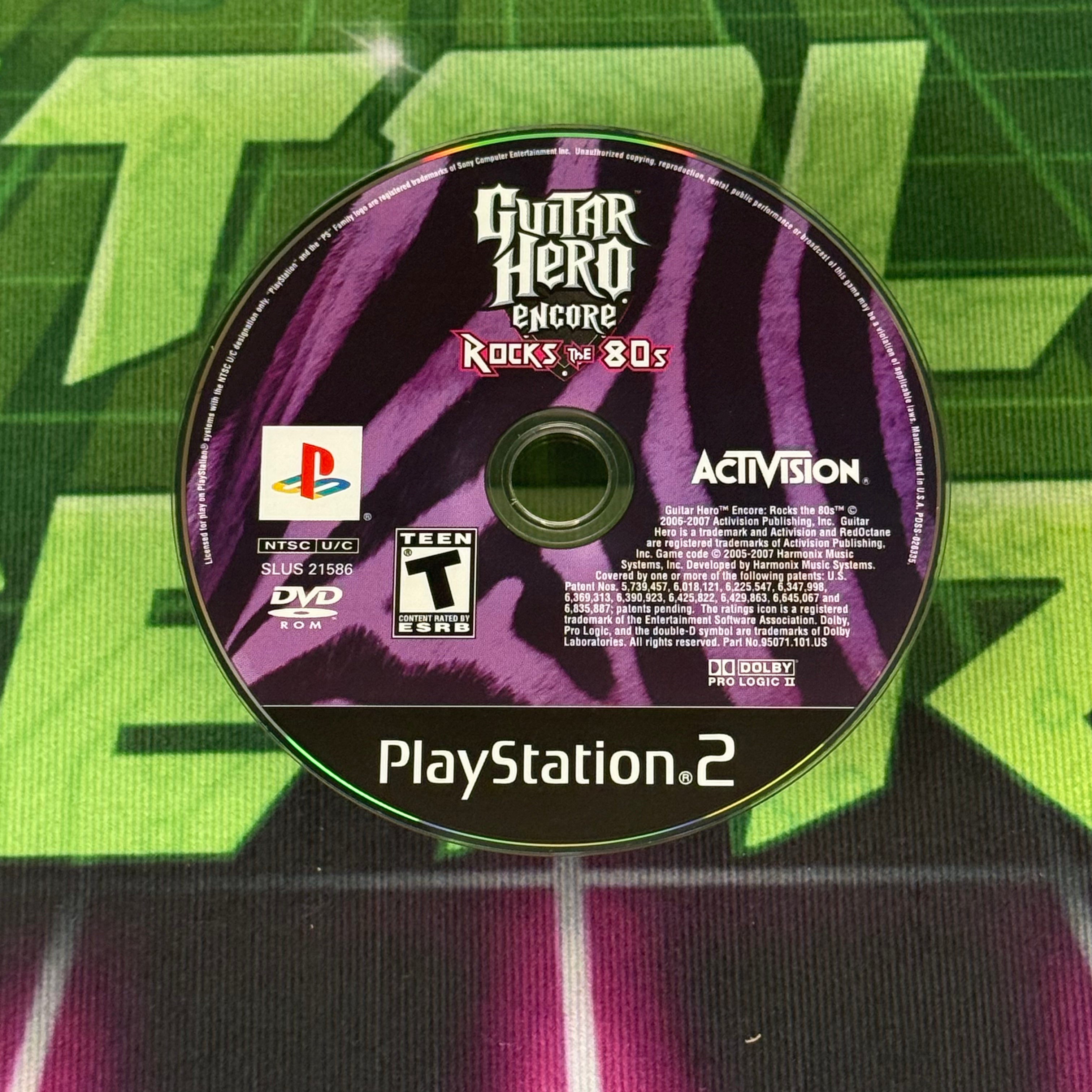 Guitar Hero Encore: Rocks the 80s | PS2