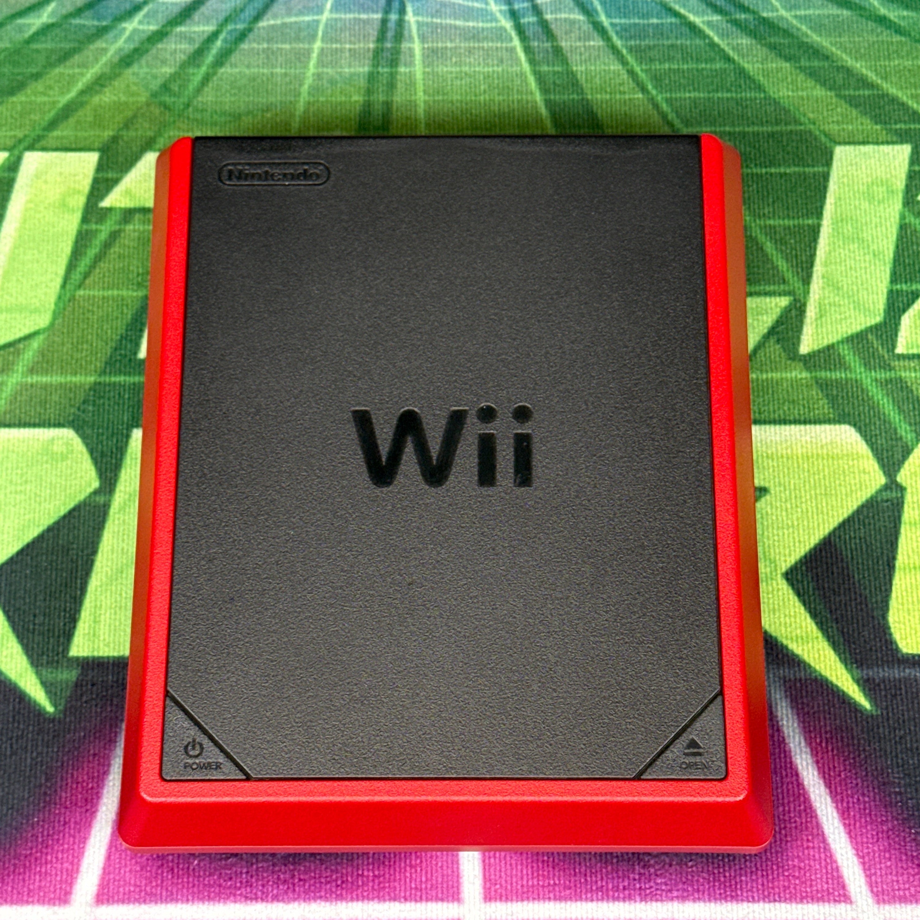 Nintendo Wii Mini Console – Red/Black - Mario Kart Bundle