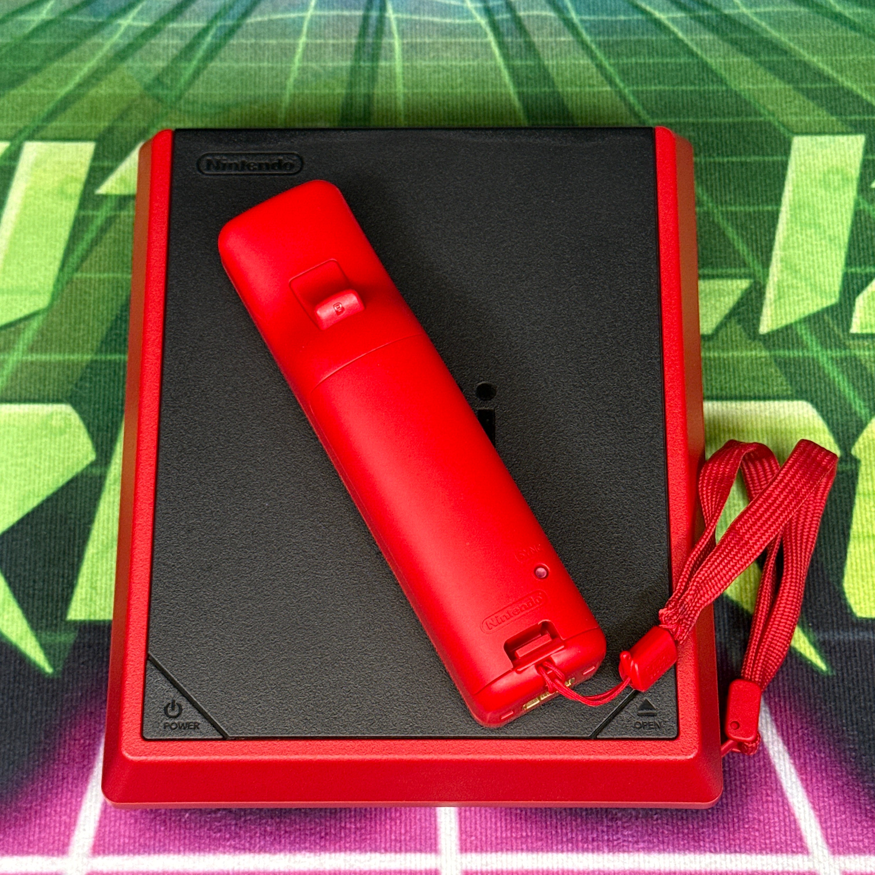 Nintendo Wii Mini Console – Red/Black - Mario Kart Bundle