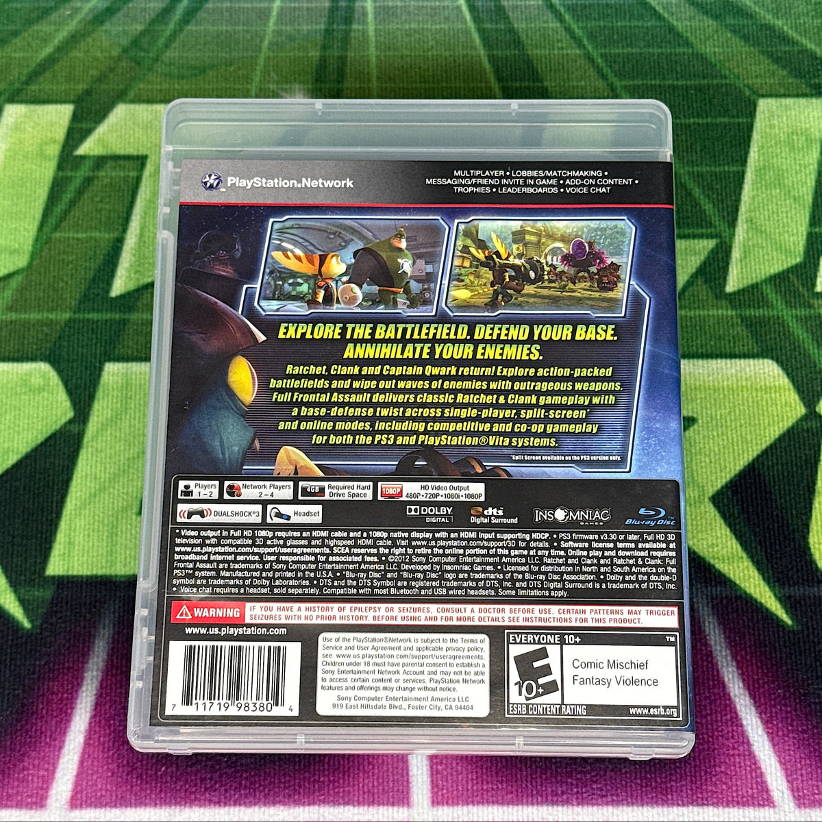 Ratchet & Clank: Full Frontal Assault Playstation 3 | PS3