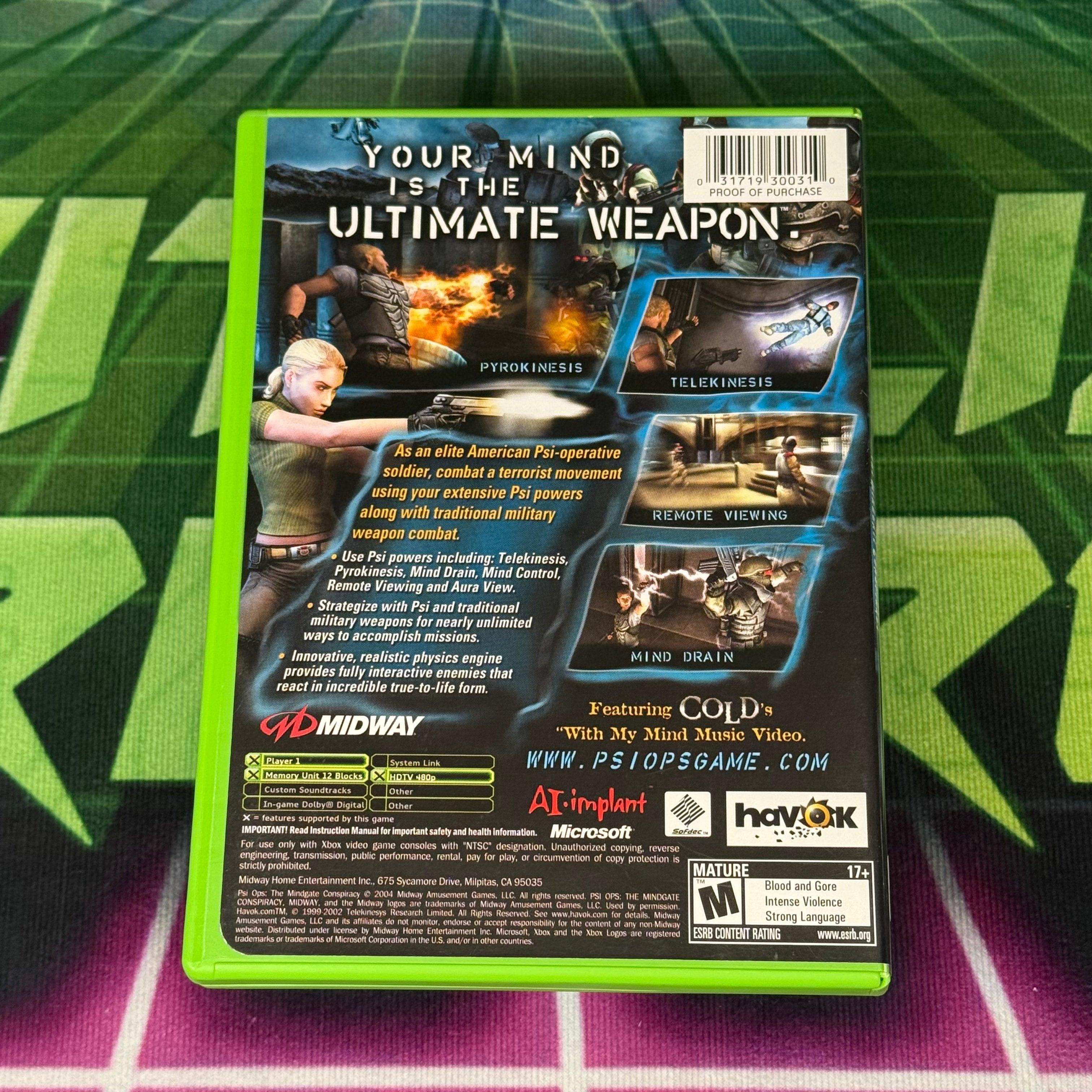 Psi-Ops: The Mindgate Conspiracy | Xbox