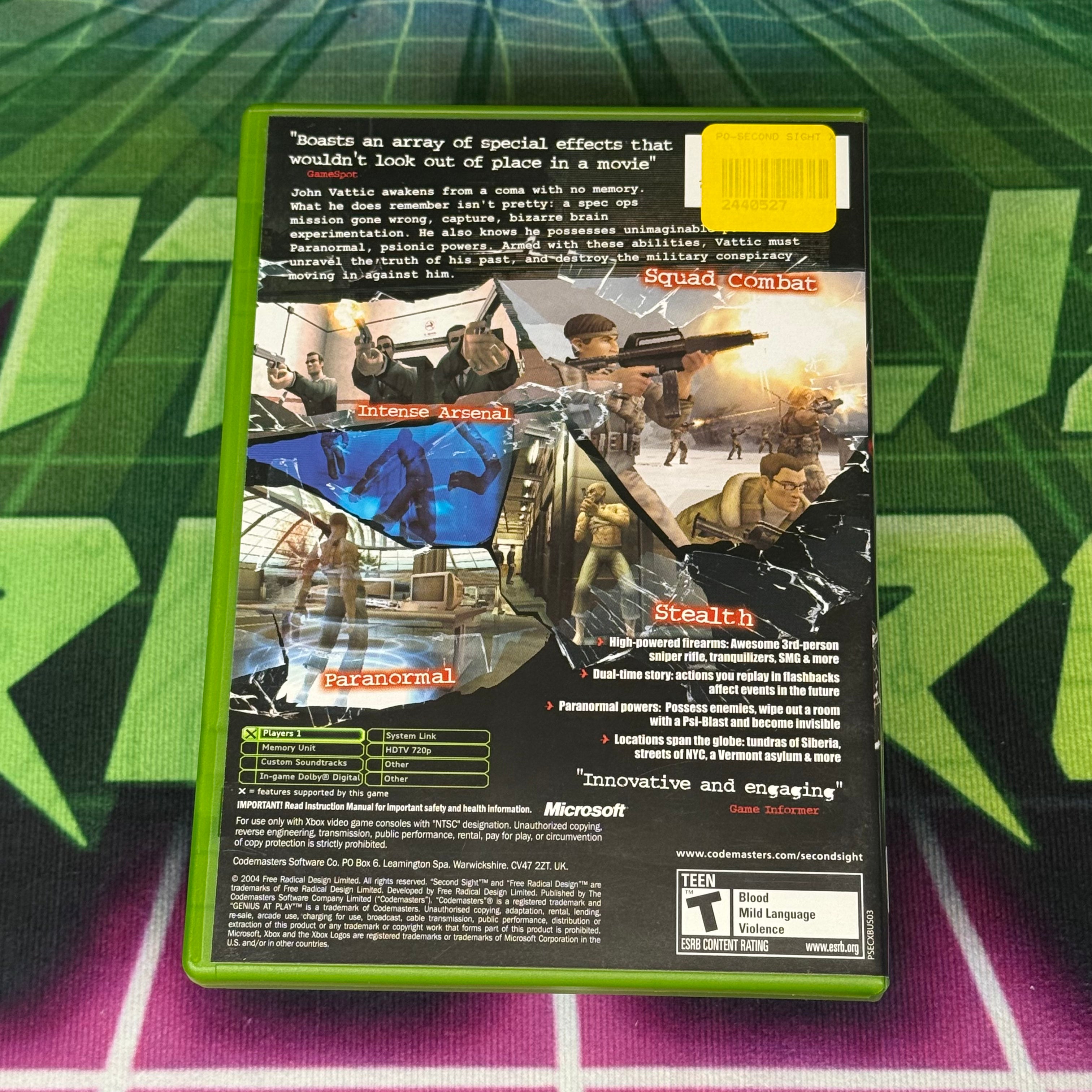 Second Sight | Xbox
