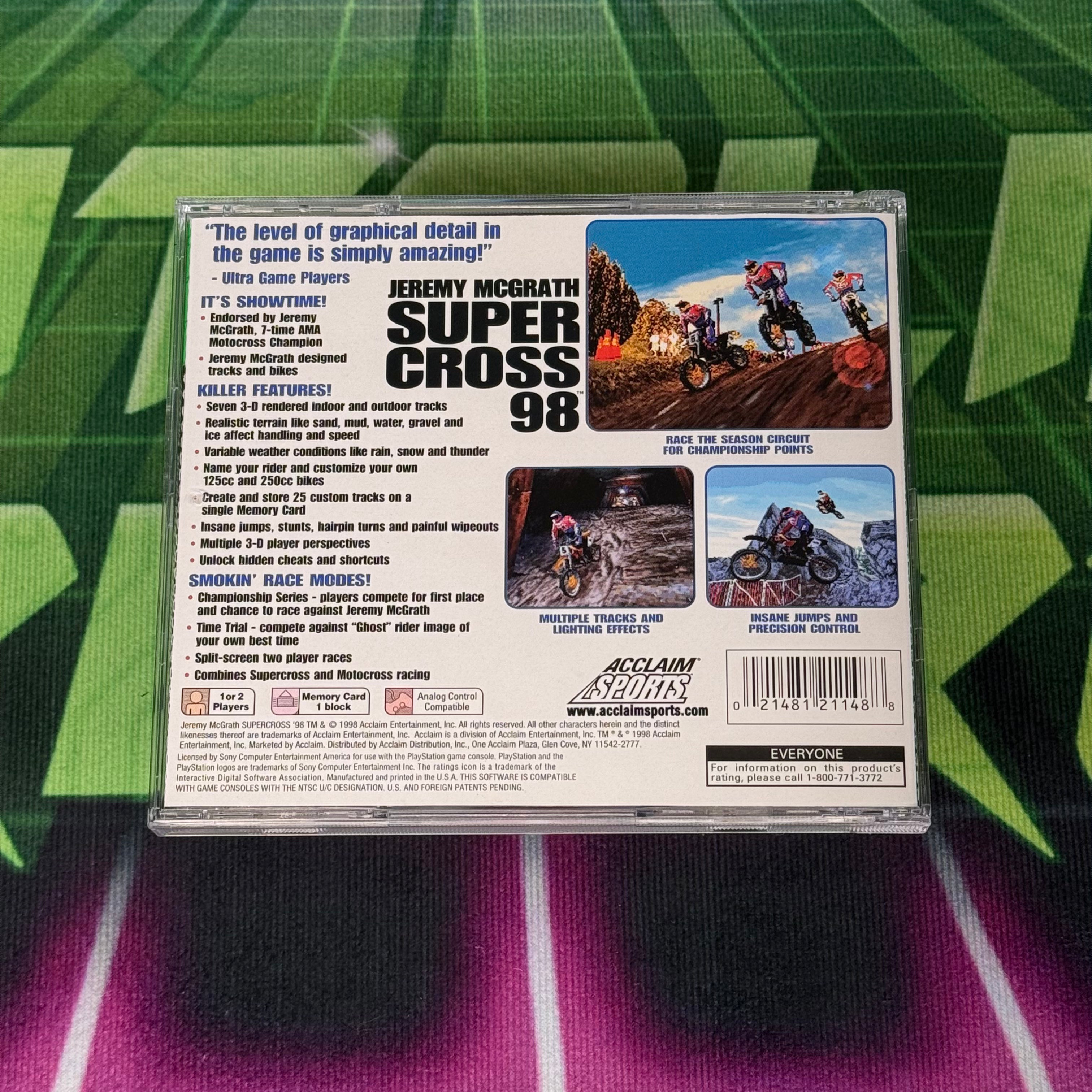 Jeremy McGrath Supercross 98 | PS1