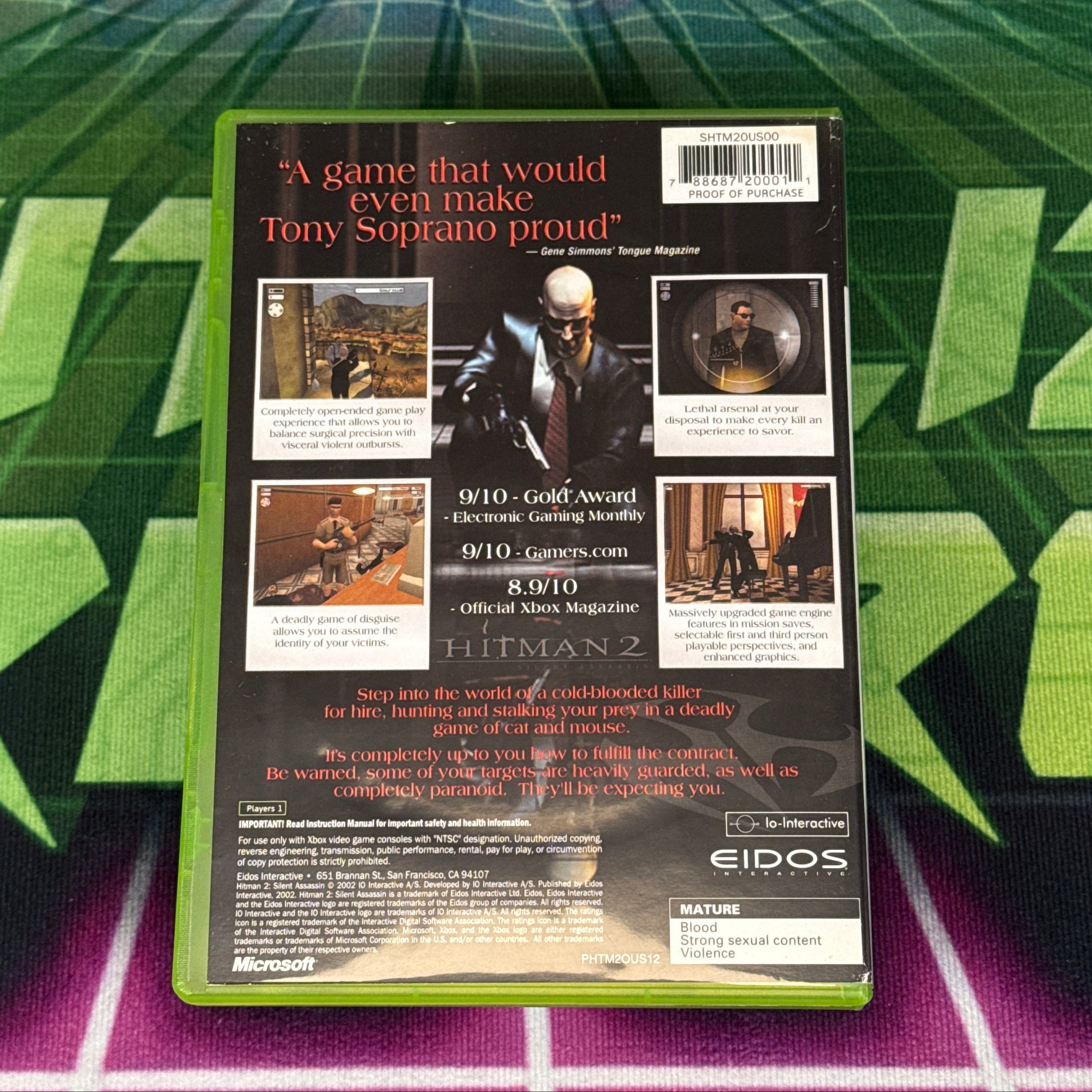 Hitman 2: Silent Assassin (Gold Award Variant Cover) | Xbox