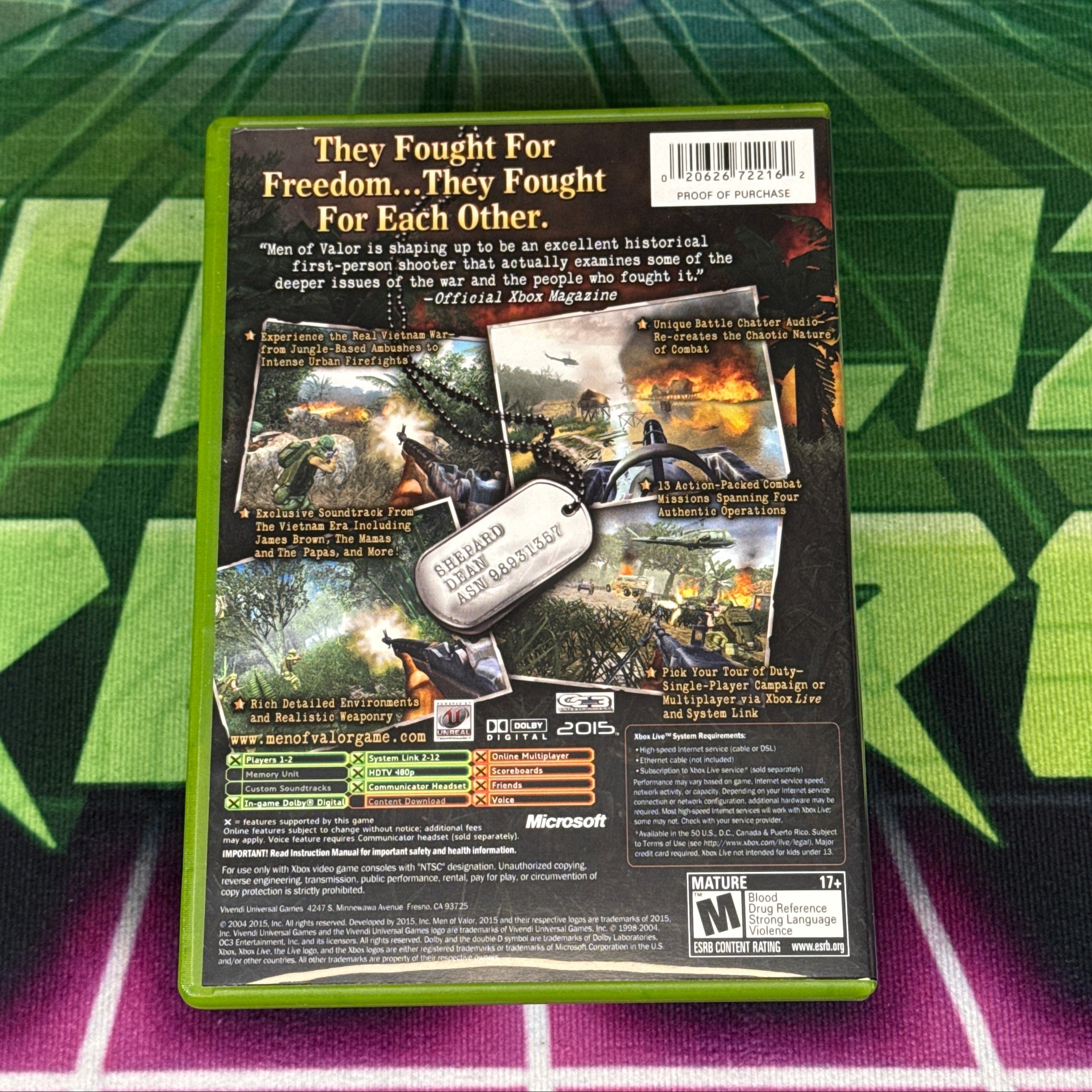 Men of Valor | Xbox