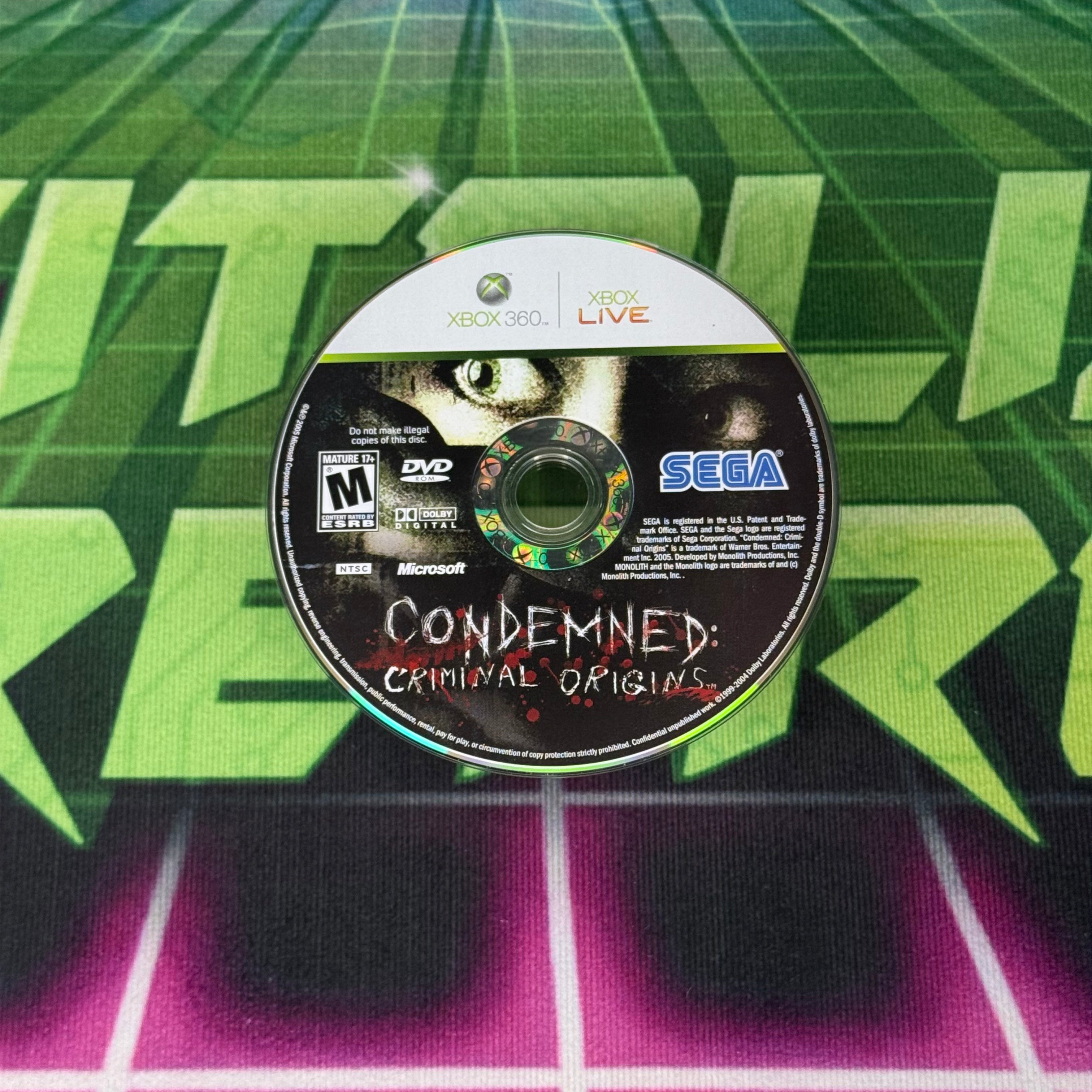 Condemned: Criminal Origins | Xbox 360