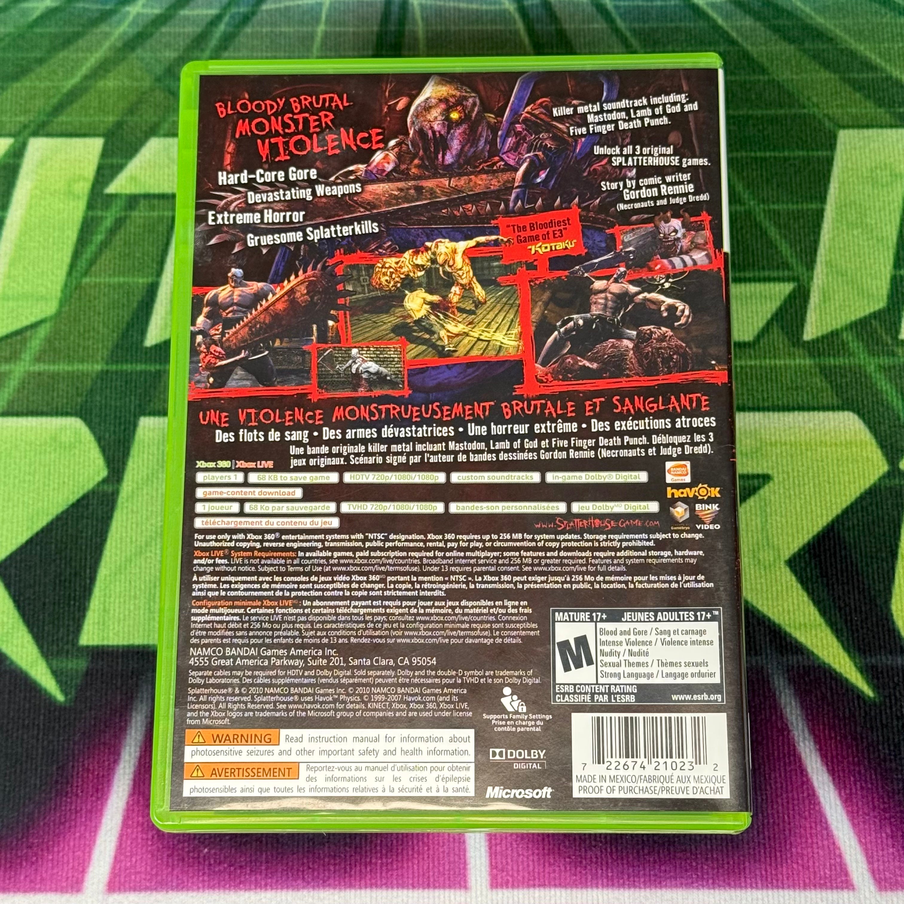 Splatterhouse | Xbox 360