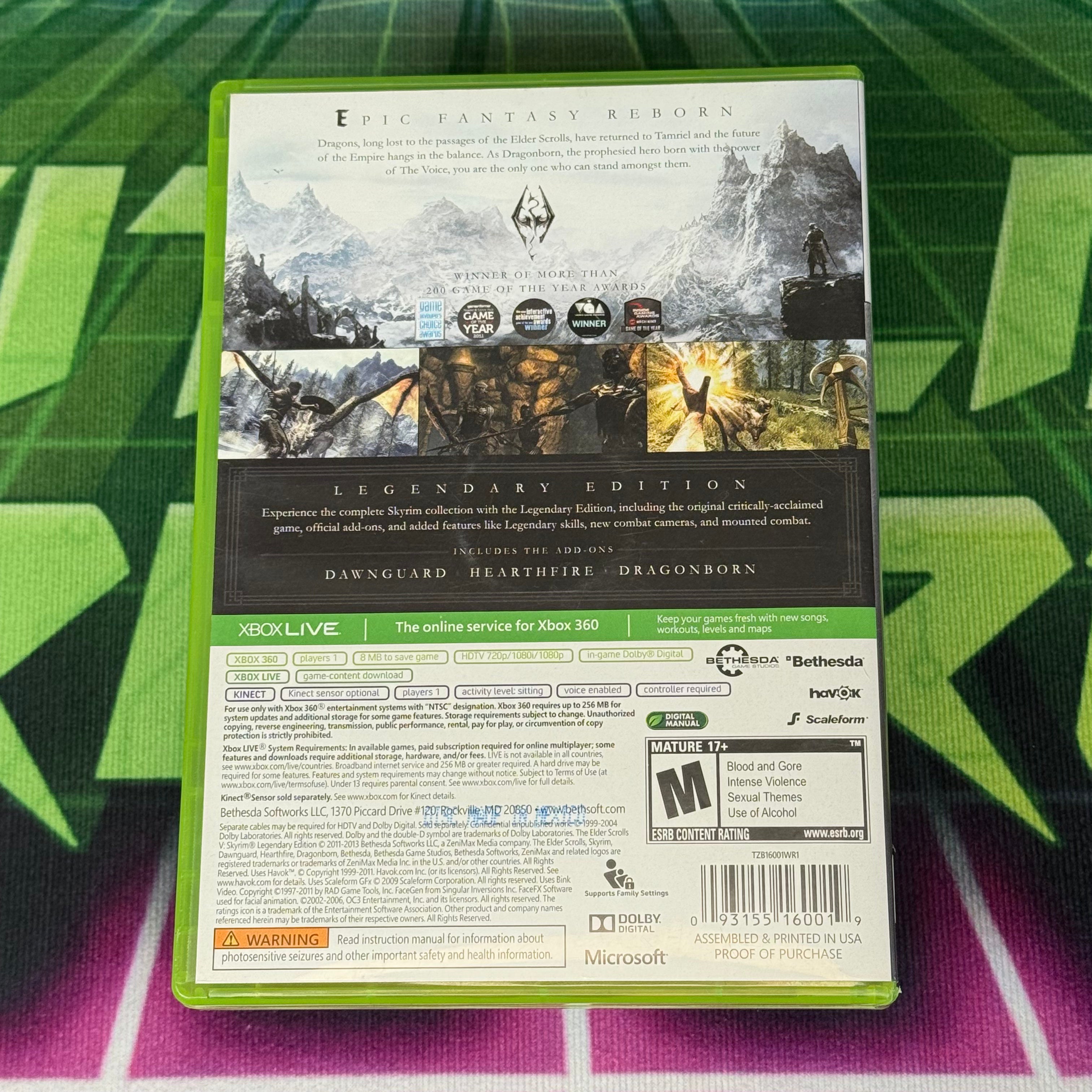 The Elder Scrolls V: Skyrim (Legendary Edition) | Xbox 360