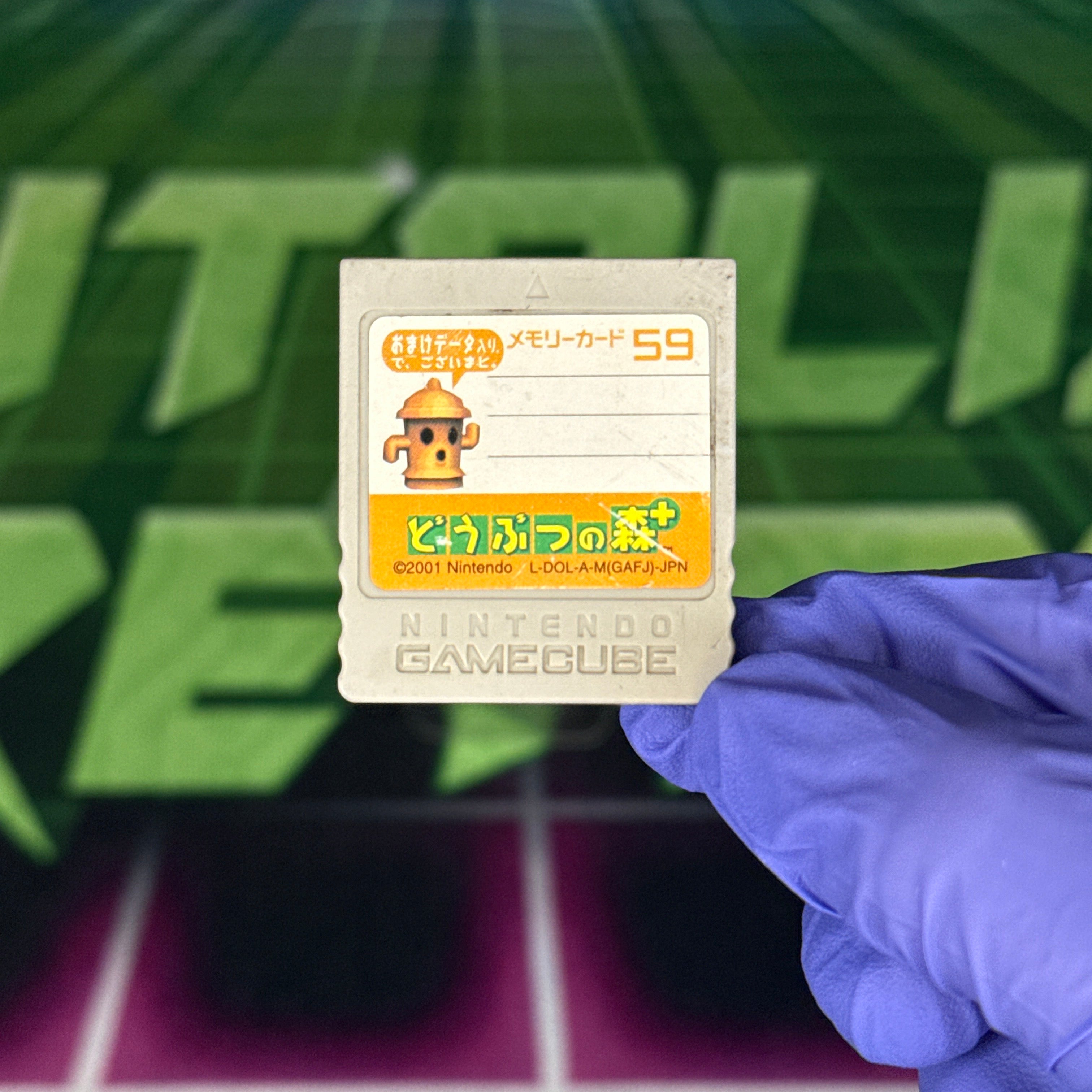 Nintendo GameCube Memory Card 59 – Animal Crossing (JP) – Tested & Working