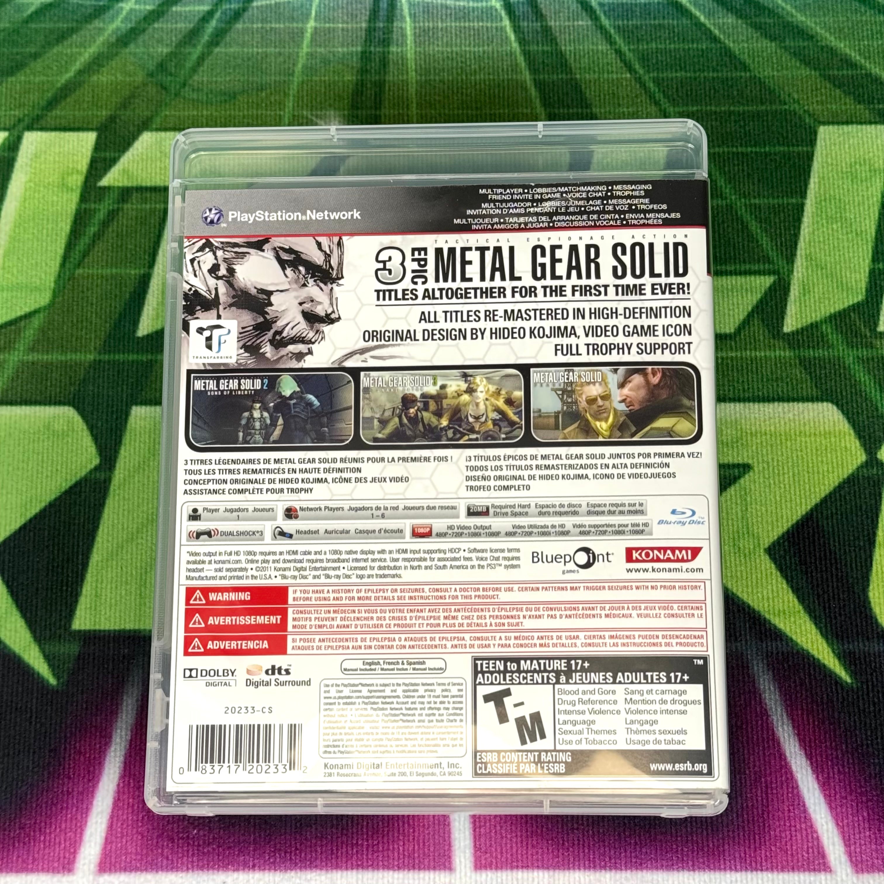 Metal Gear Solid HD Collection | PS3