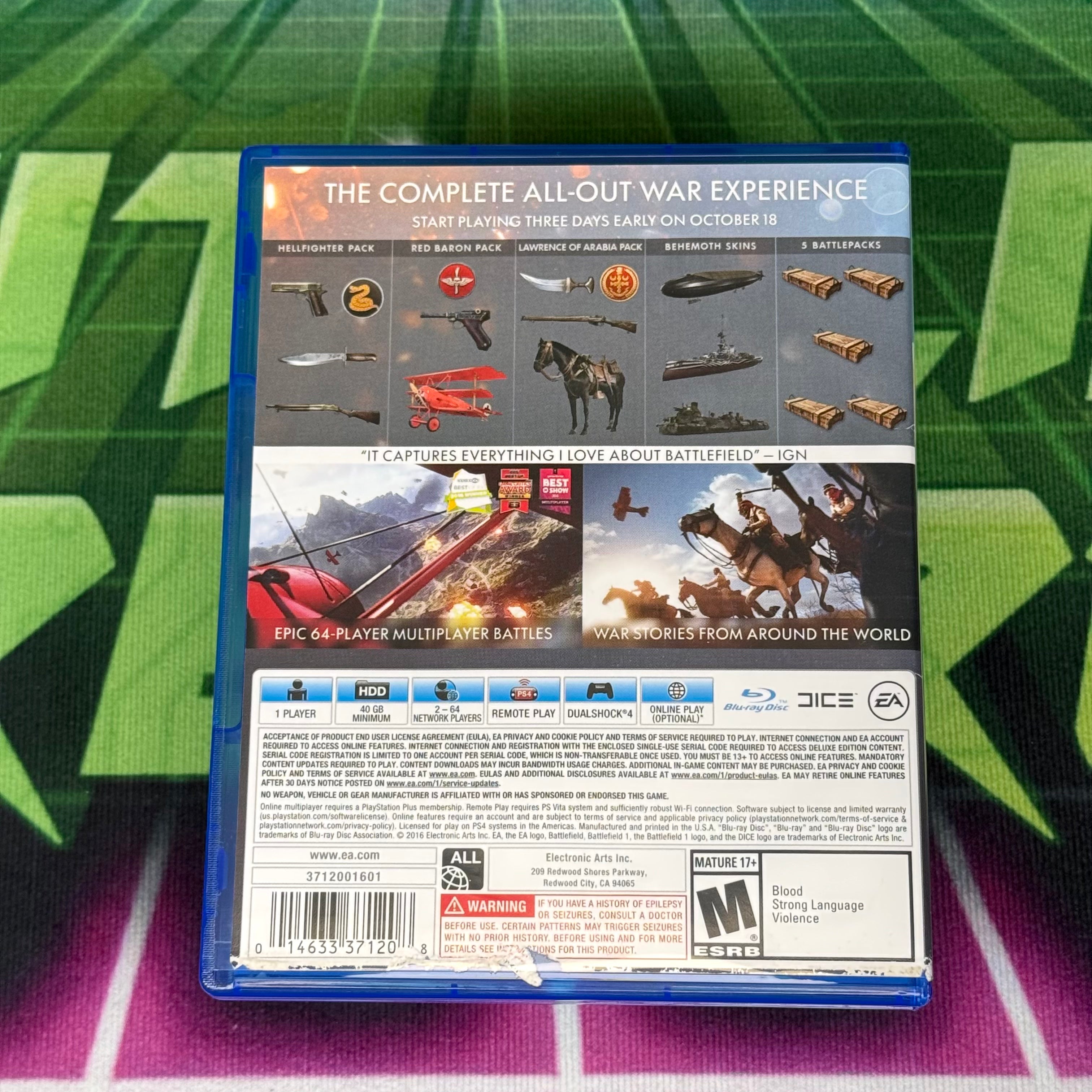 Battlefield 1 – Early Enlister Deluxe Edition | PS4