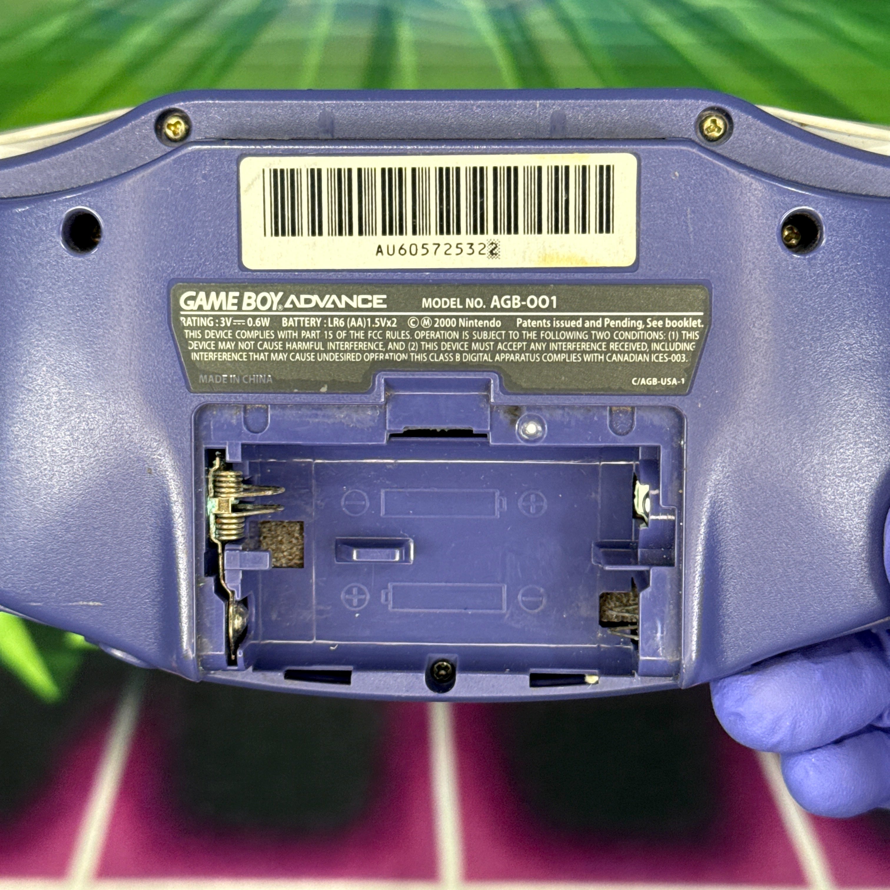 Nintendo GameBoy Advance – Indigo – Tested & Working