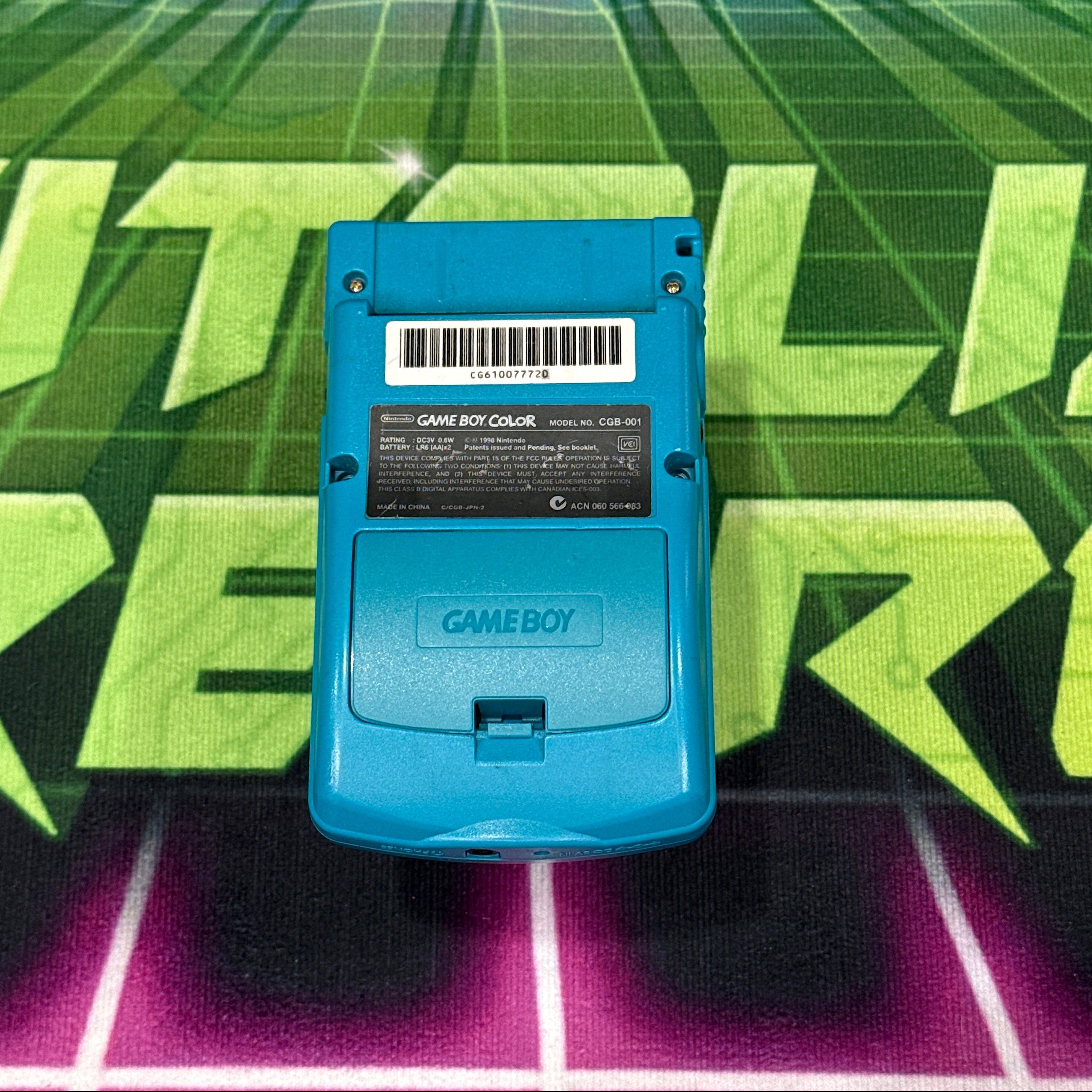 Nintendo GameBoy Color – Teal (Blue) – Tested & Working