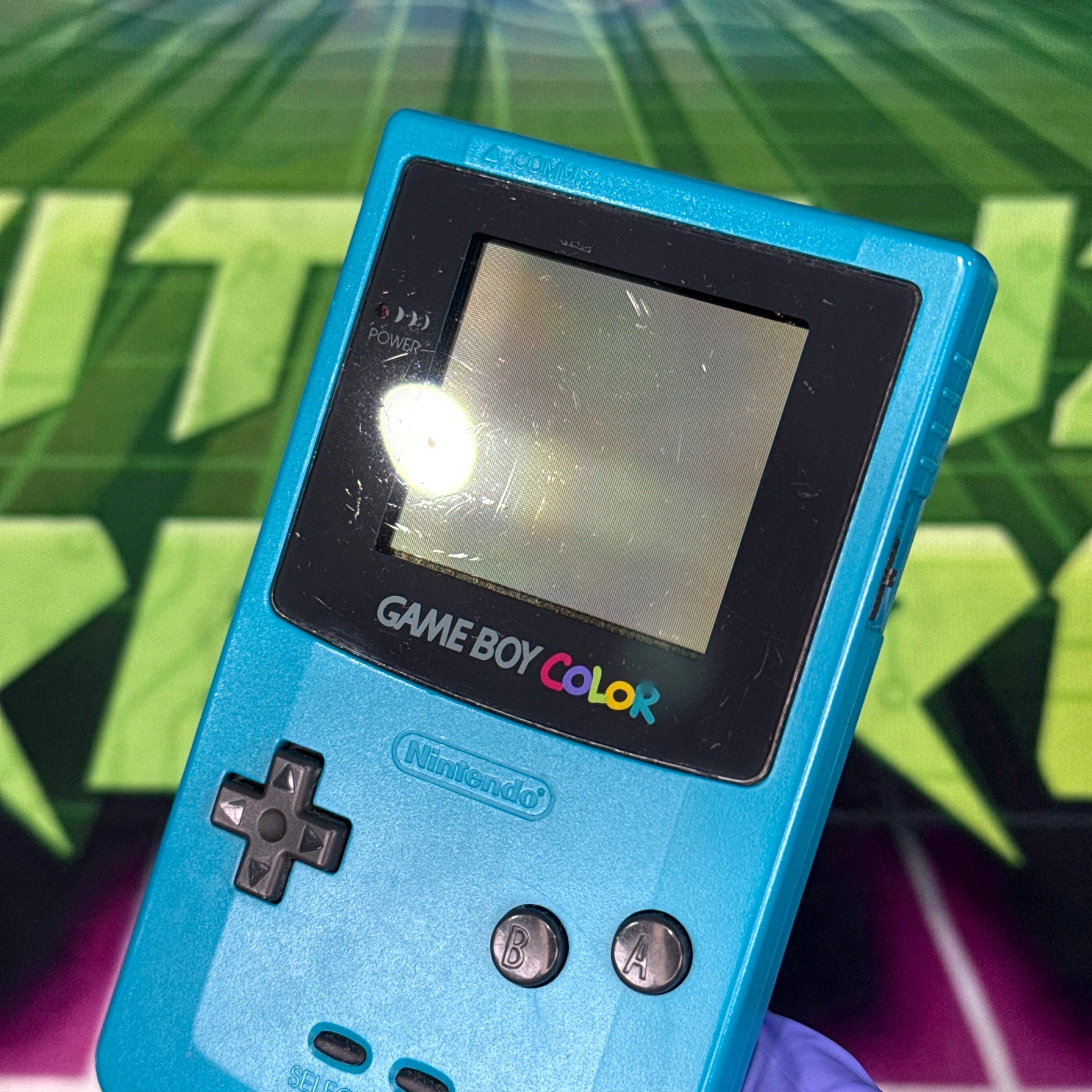 Nintendo GameBoy Color – Teal (Blue) – Tested & Working