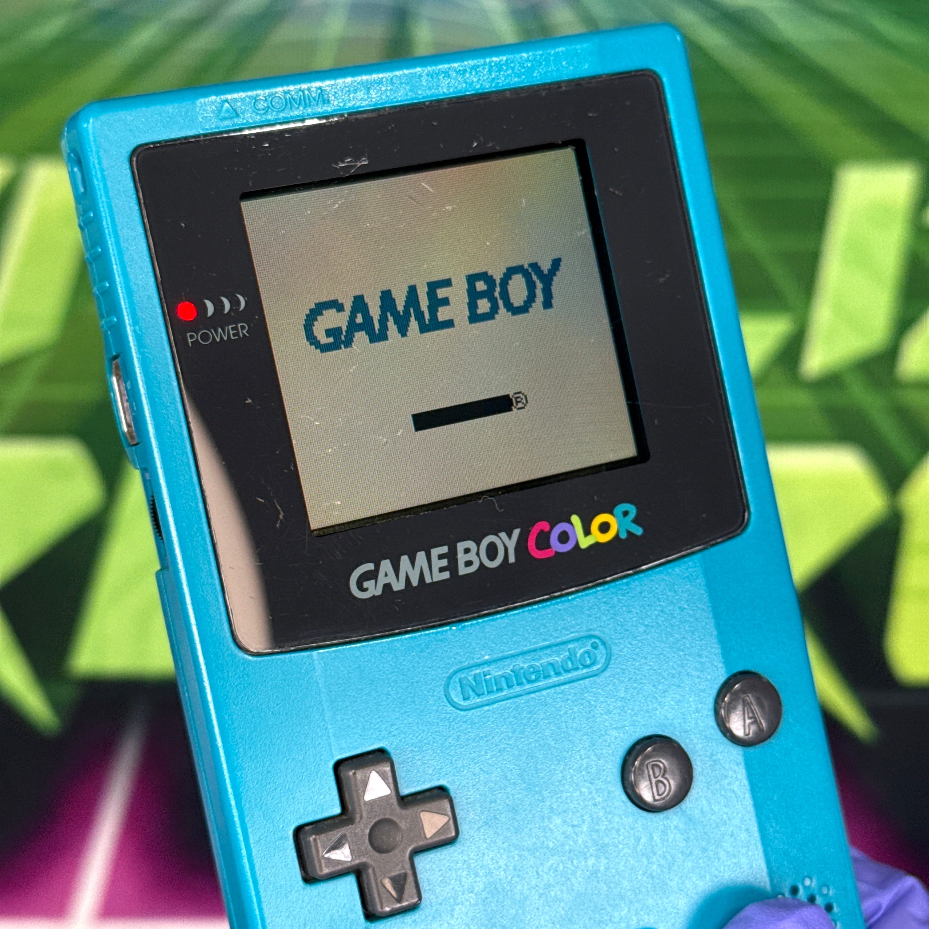 Nintendo GameBoy Color – Teal (Blue) – Tested & Working