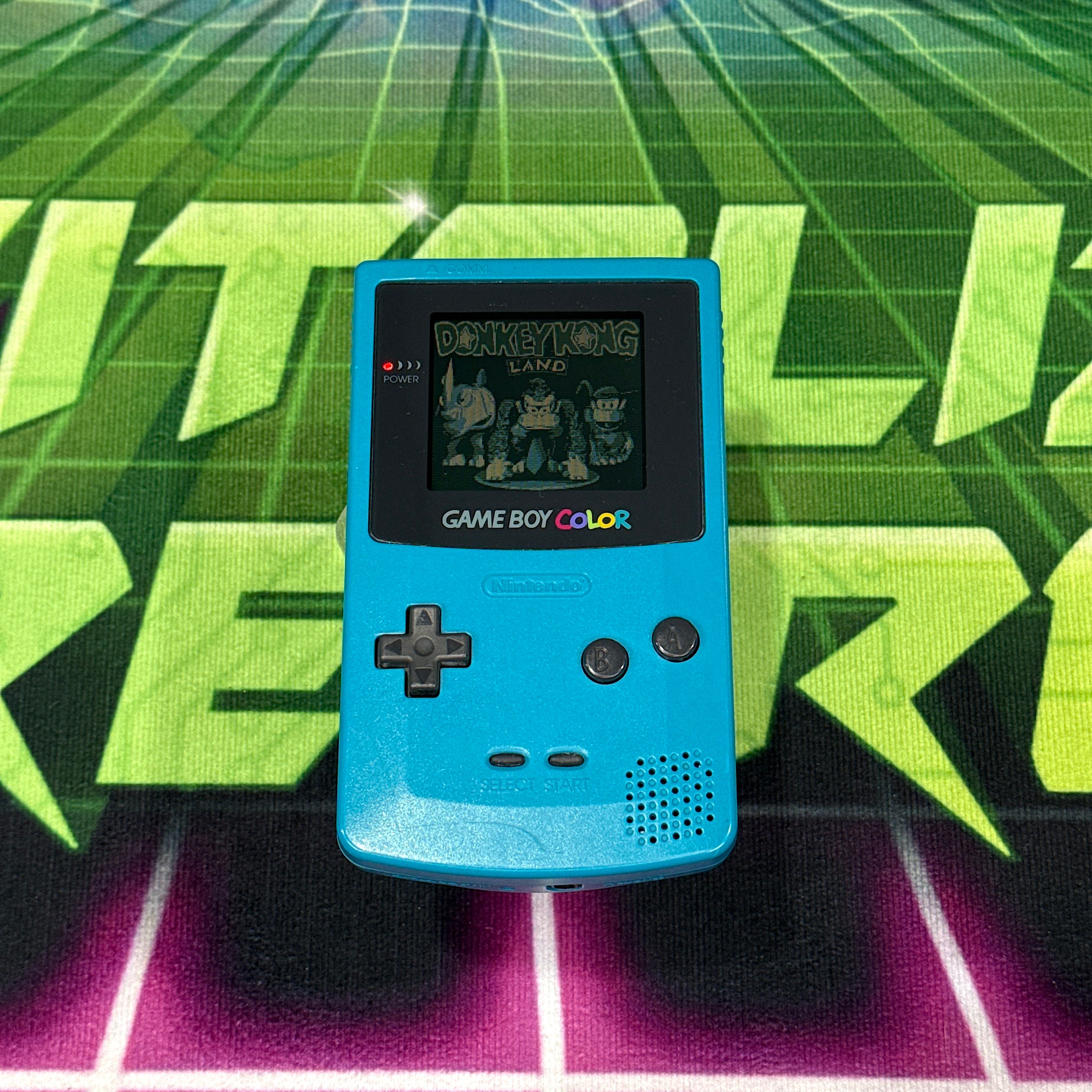 Nintendo GameBoy Color – Teal (Blue) – Tested & Working
