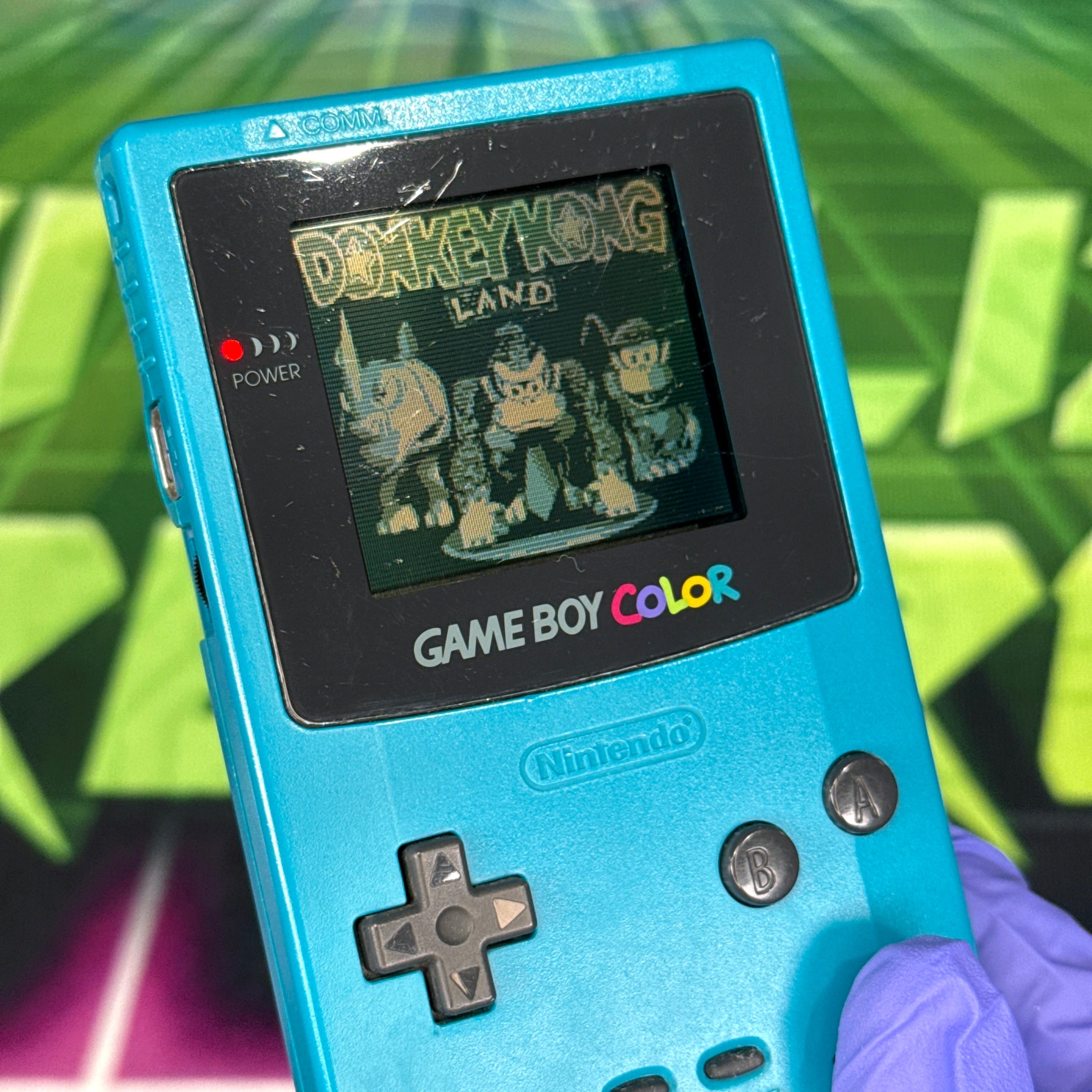 Nintendo GameBoy Color – Teal (Blue) – Tested & Working