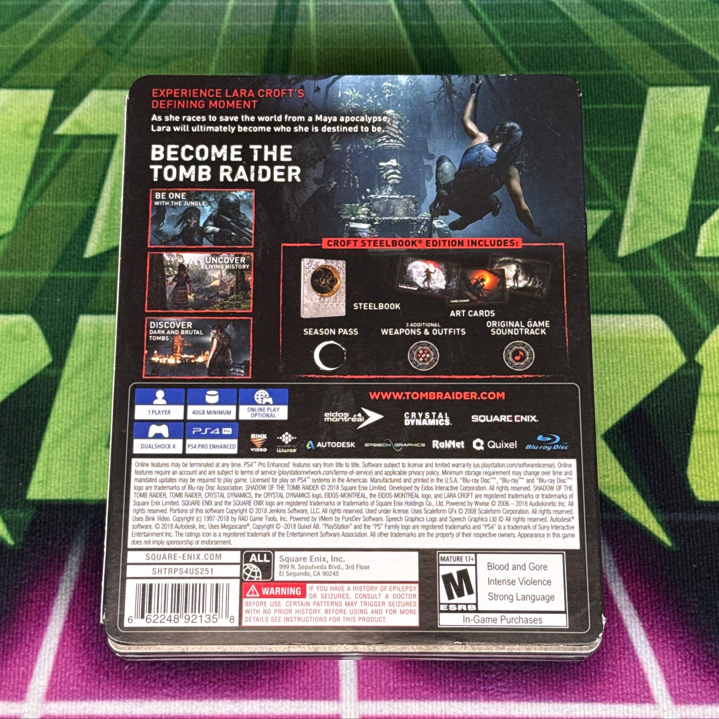 Shadow of the Tomb Raider Croft (Steelbook Edition) | PS4