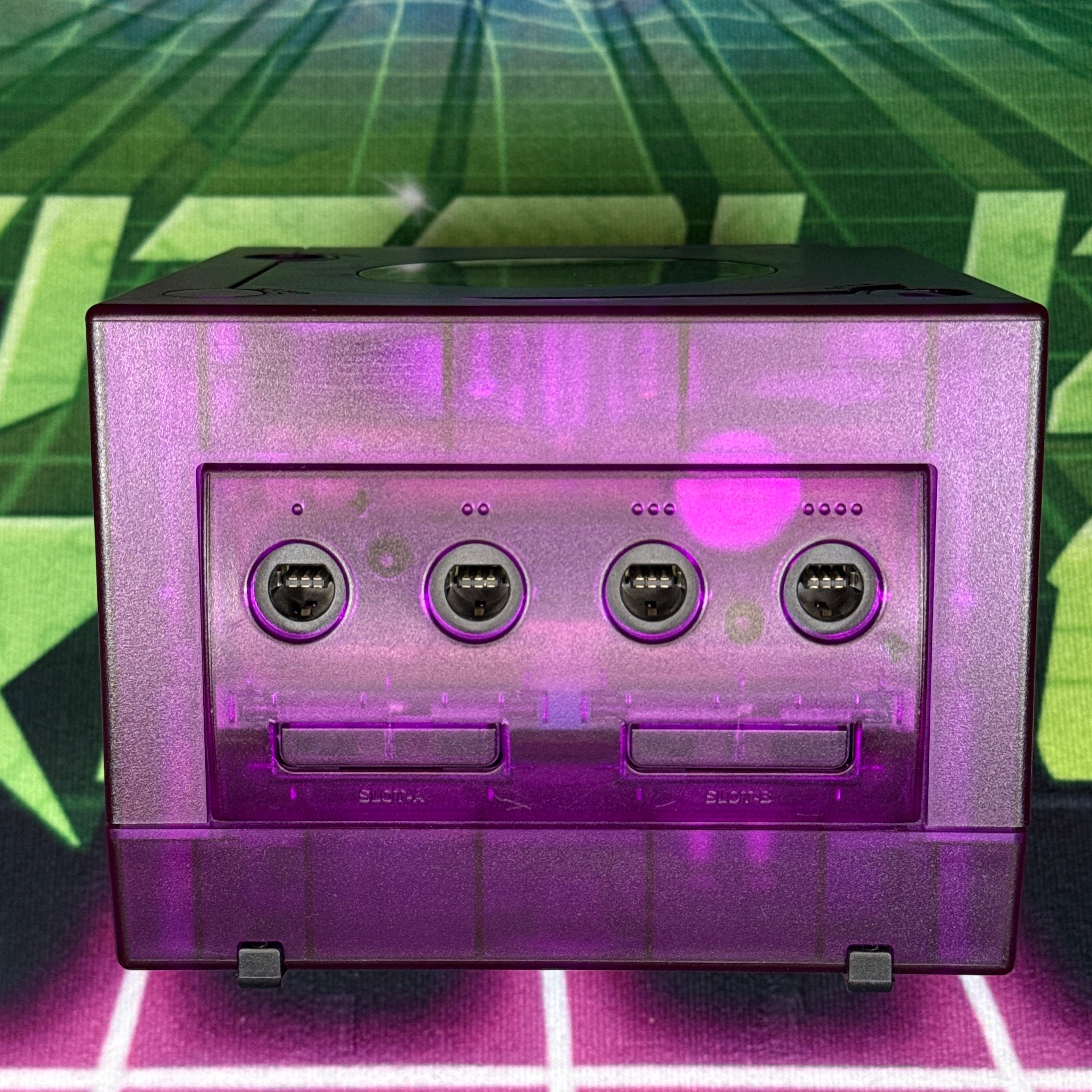 Nintendo GameCube Console – Clear Purple (Reshell)