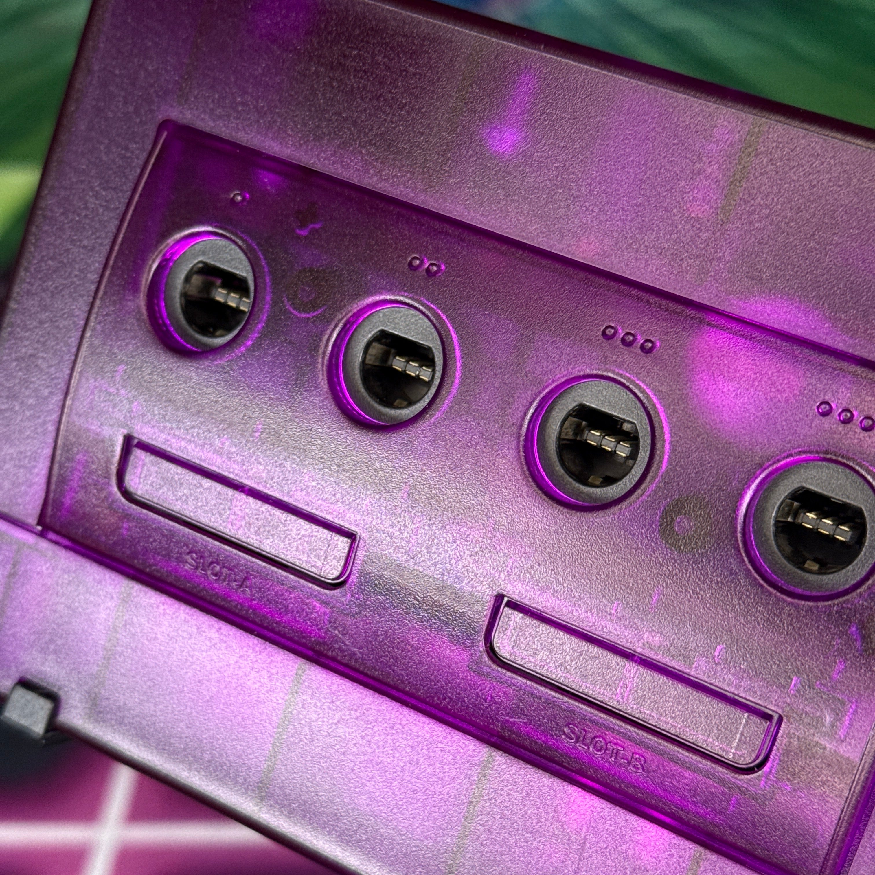 Nintendo GameCube Console – Clear Purple (Reshell)