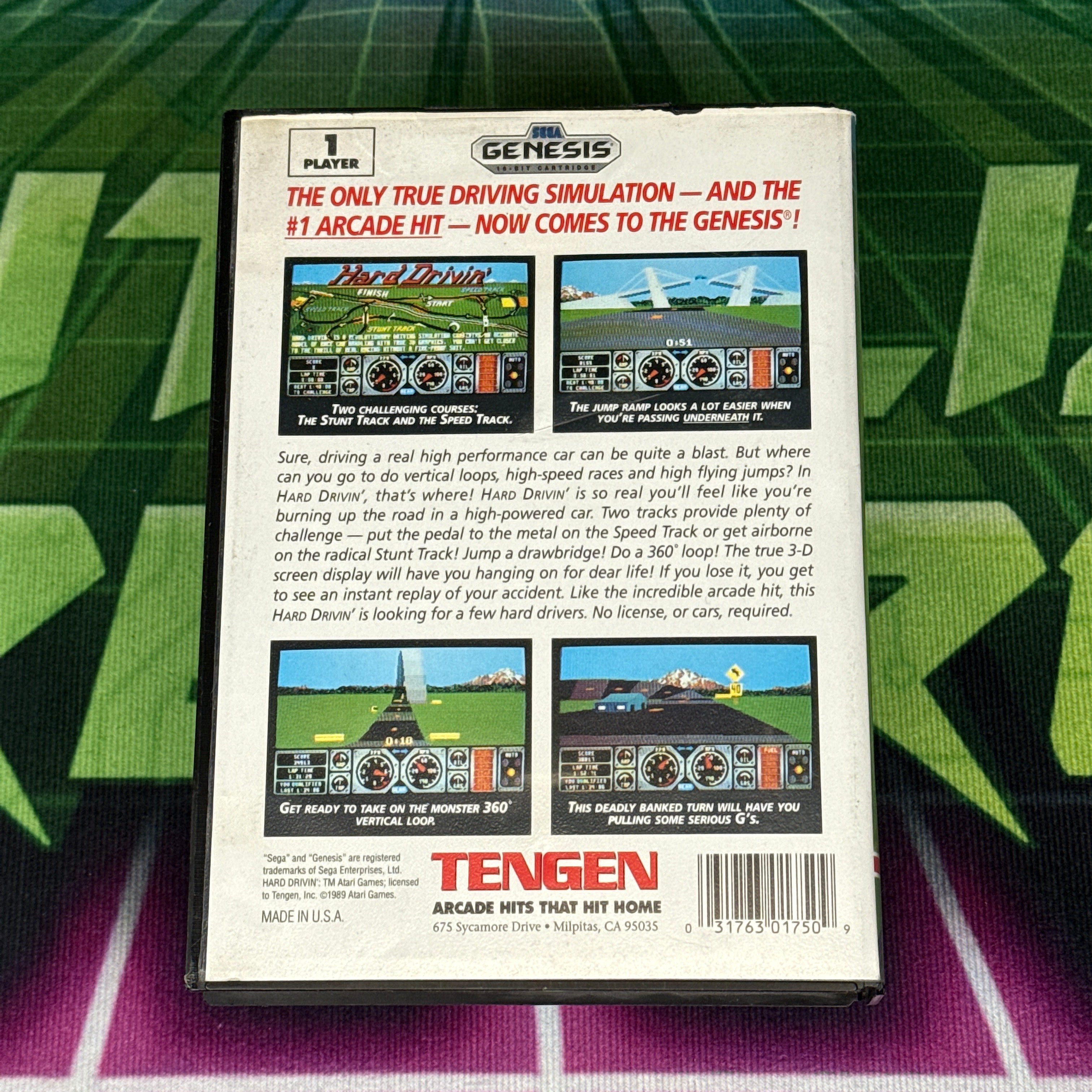 Hard Drivin' | Sega Genesis