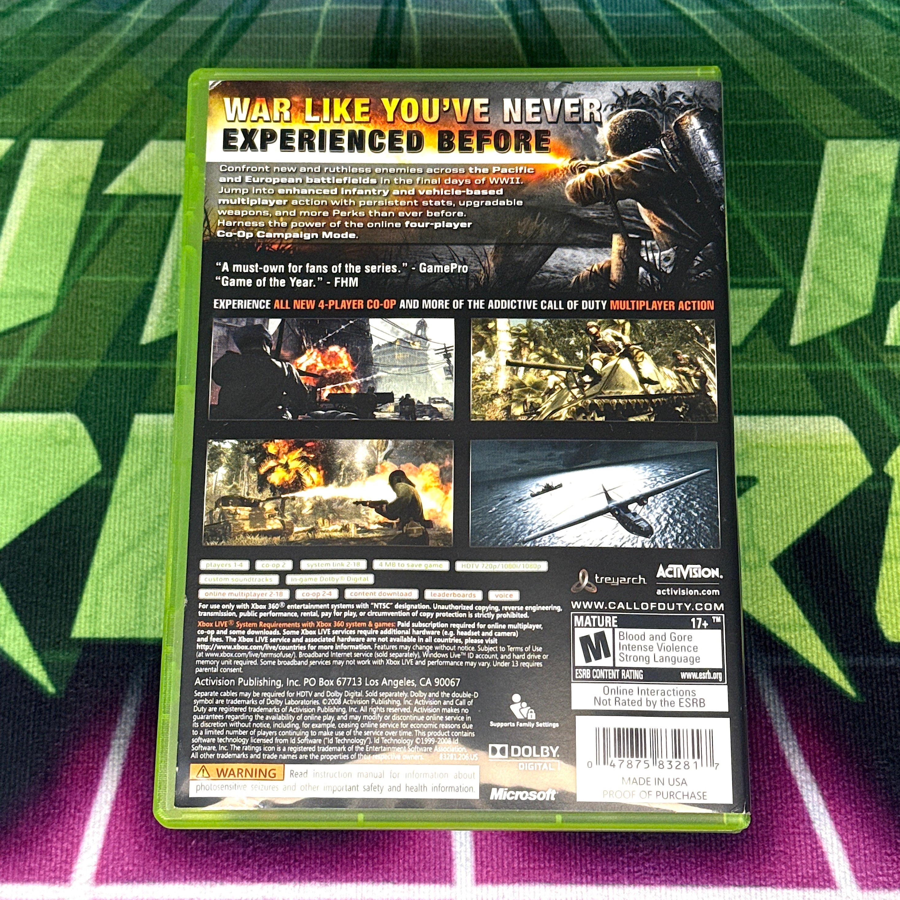 Call of Duty: World at War | Xbox 360