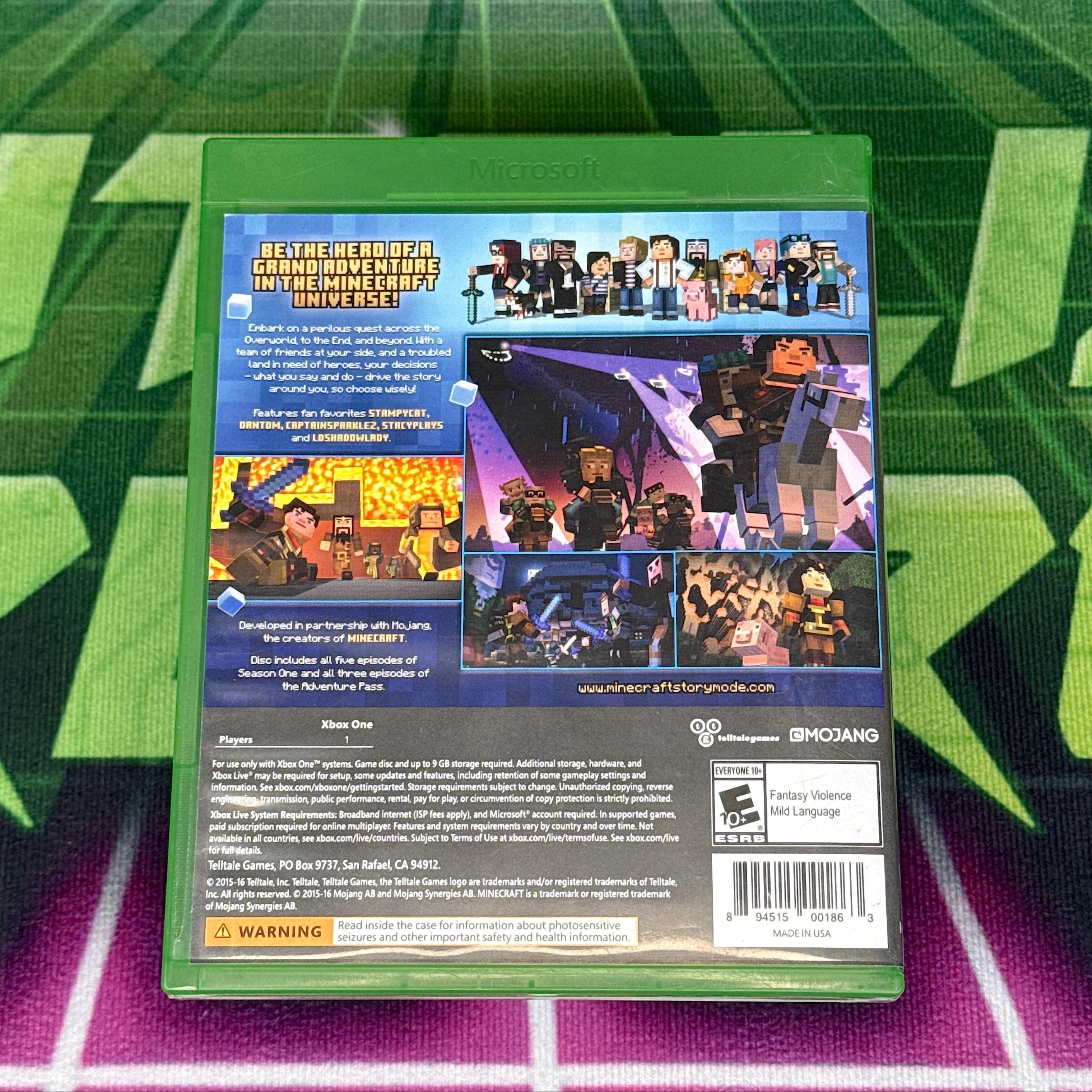 Minecraft: Story Mode Complete Adventure | Xbox One
