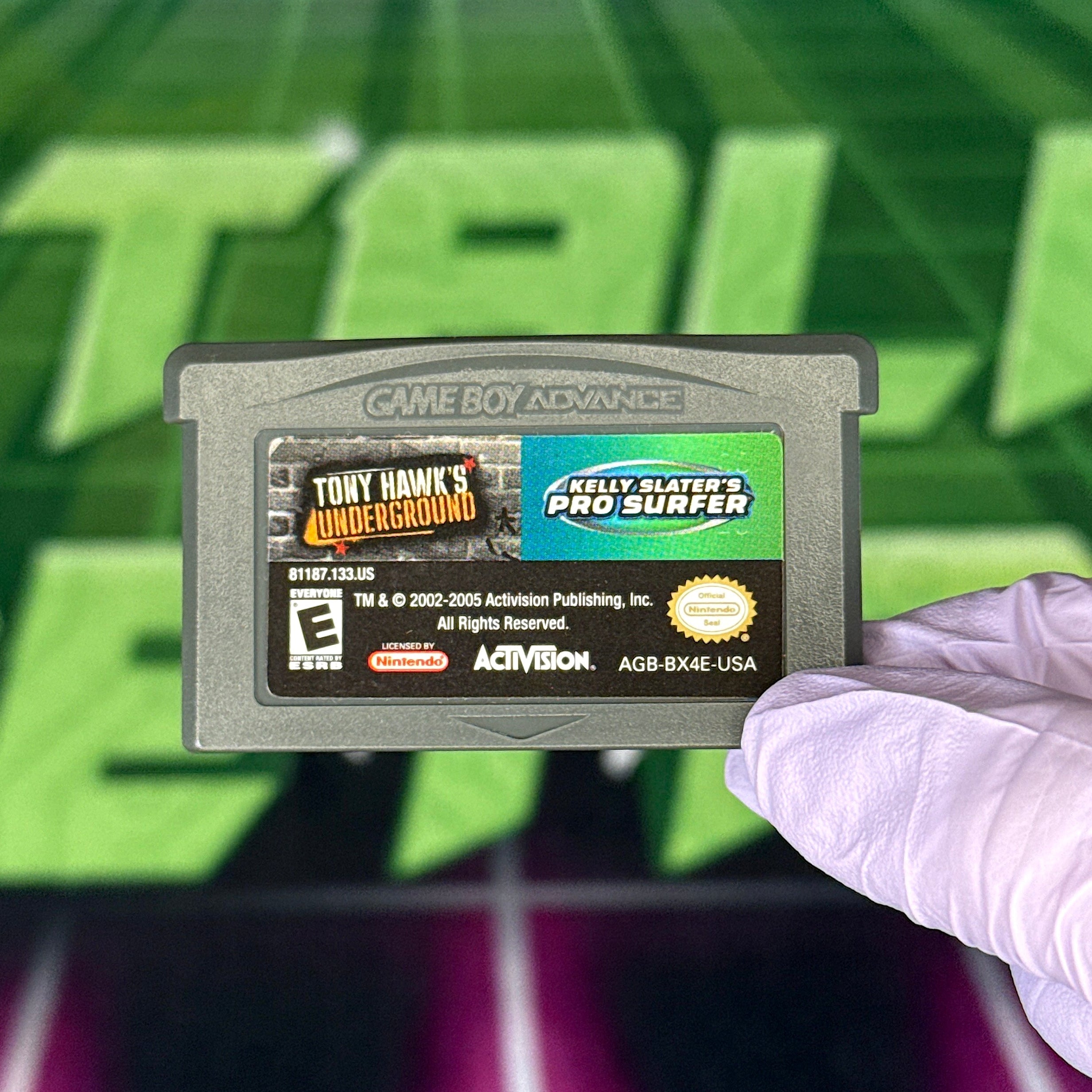 Tony Hawk's Pro Skater / Kelly Slater's Pro Surfer Double Pack | GameBoy Advance