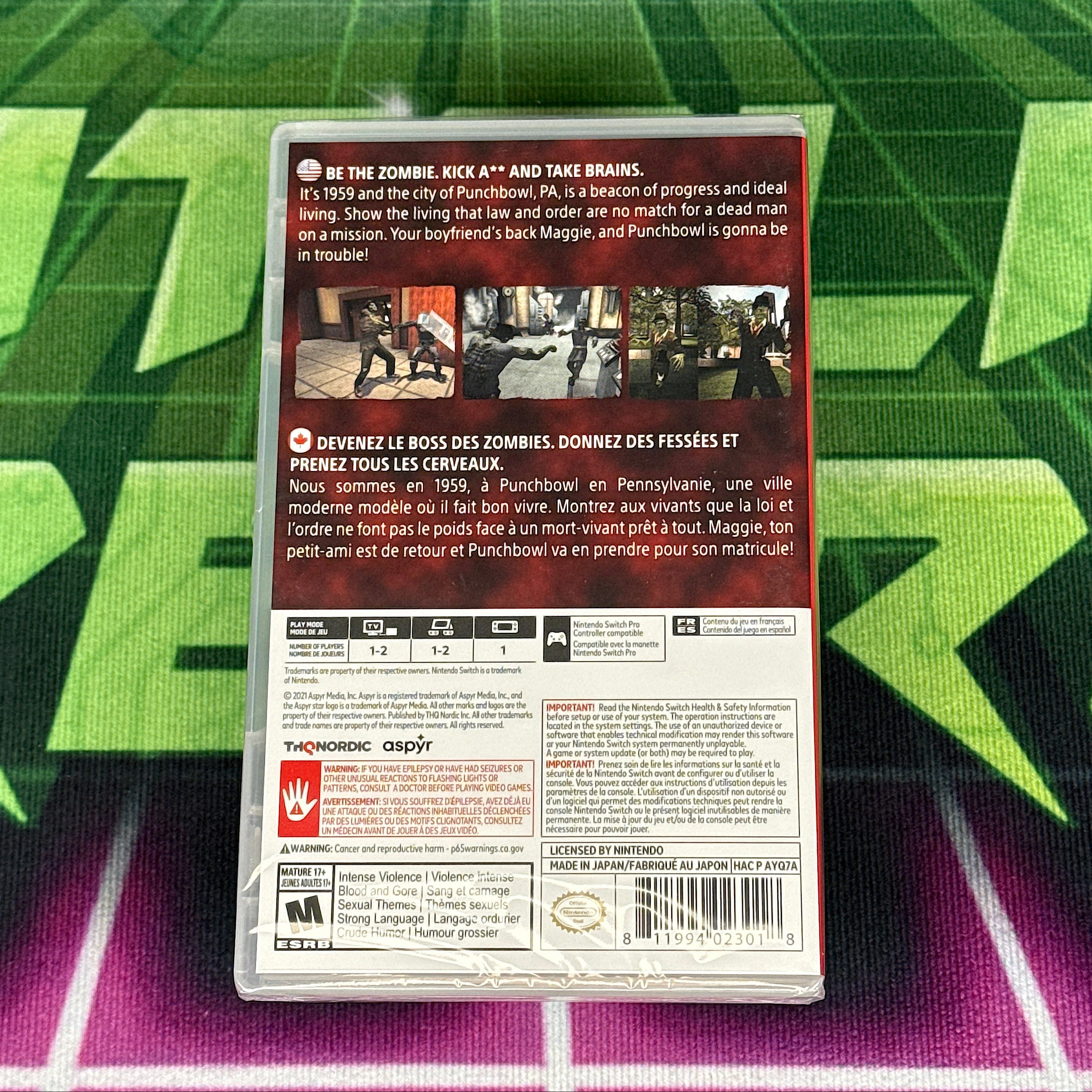 Stubbs the Zombie in Rebel Without a Pulse | Nintendo Switch