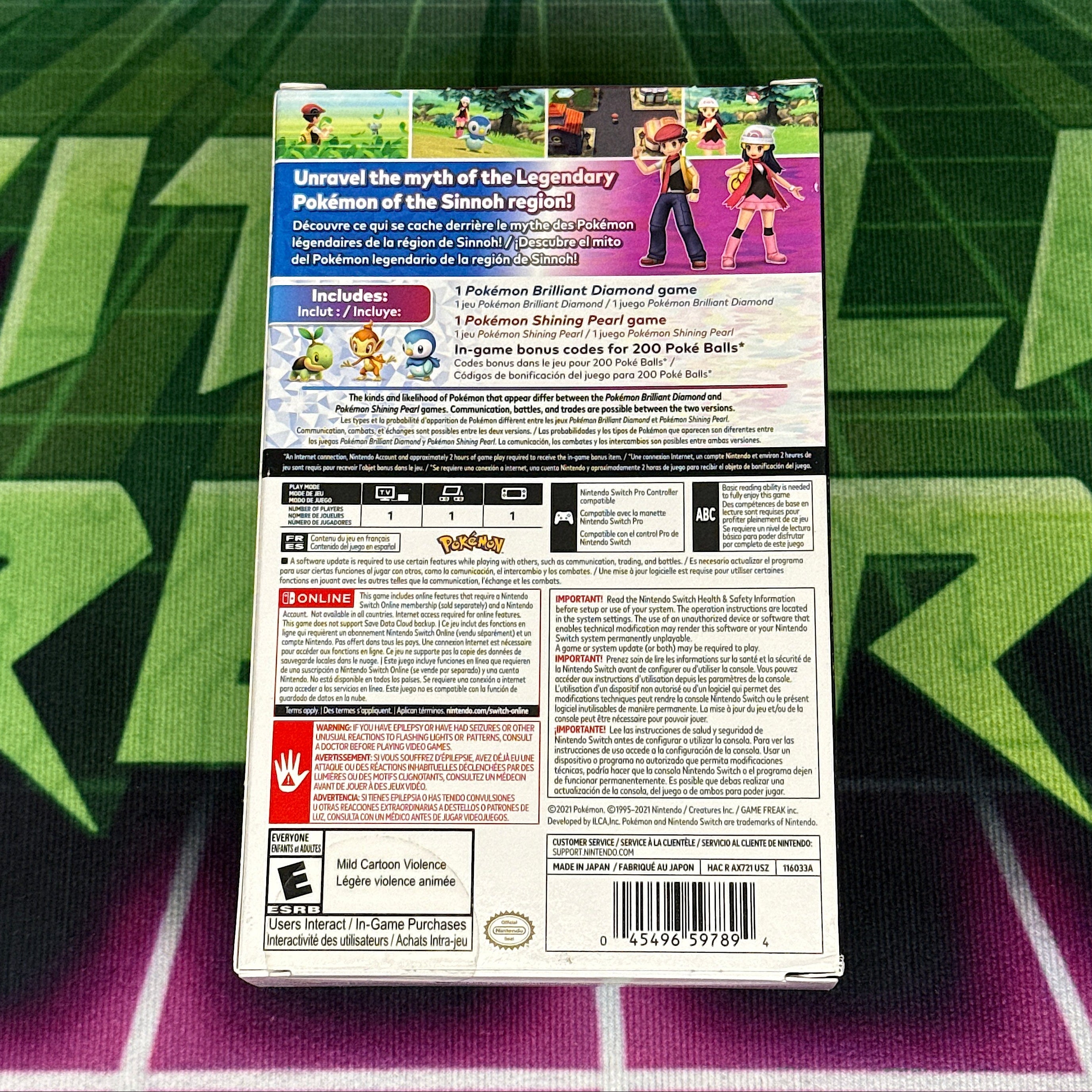 Pokémon Brilliant Diamond & Pokémon Shining Pearl Double Pack | Nintendo Switch