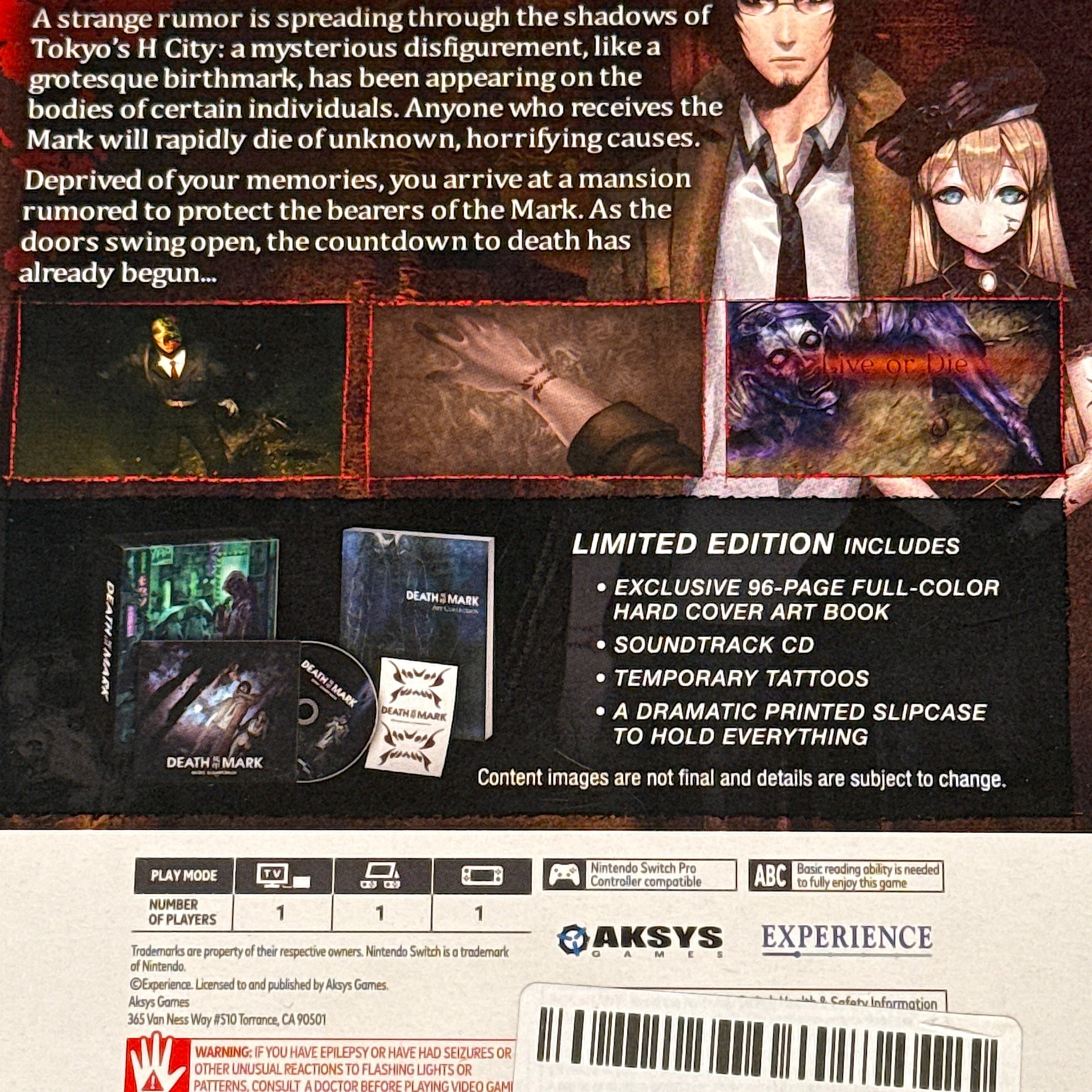 Death Mark (Limited Edition) | Nintendo Switch