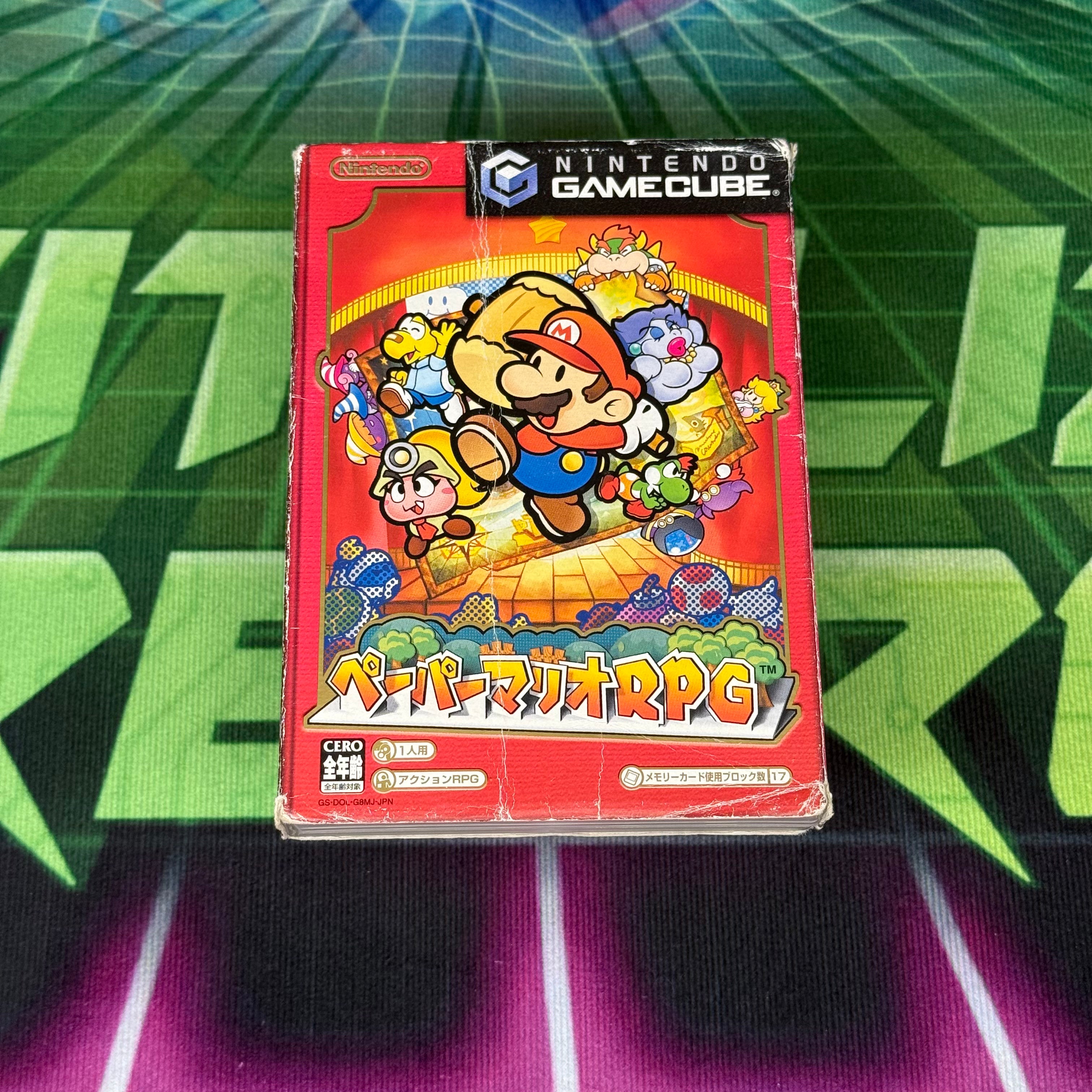 Paper Mario RPG | JP Gamecube (damaged sleeve)