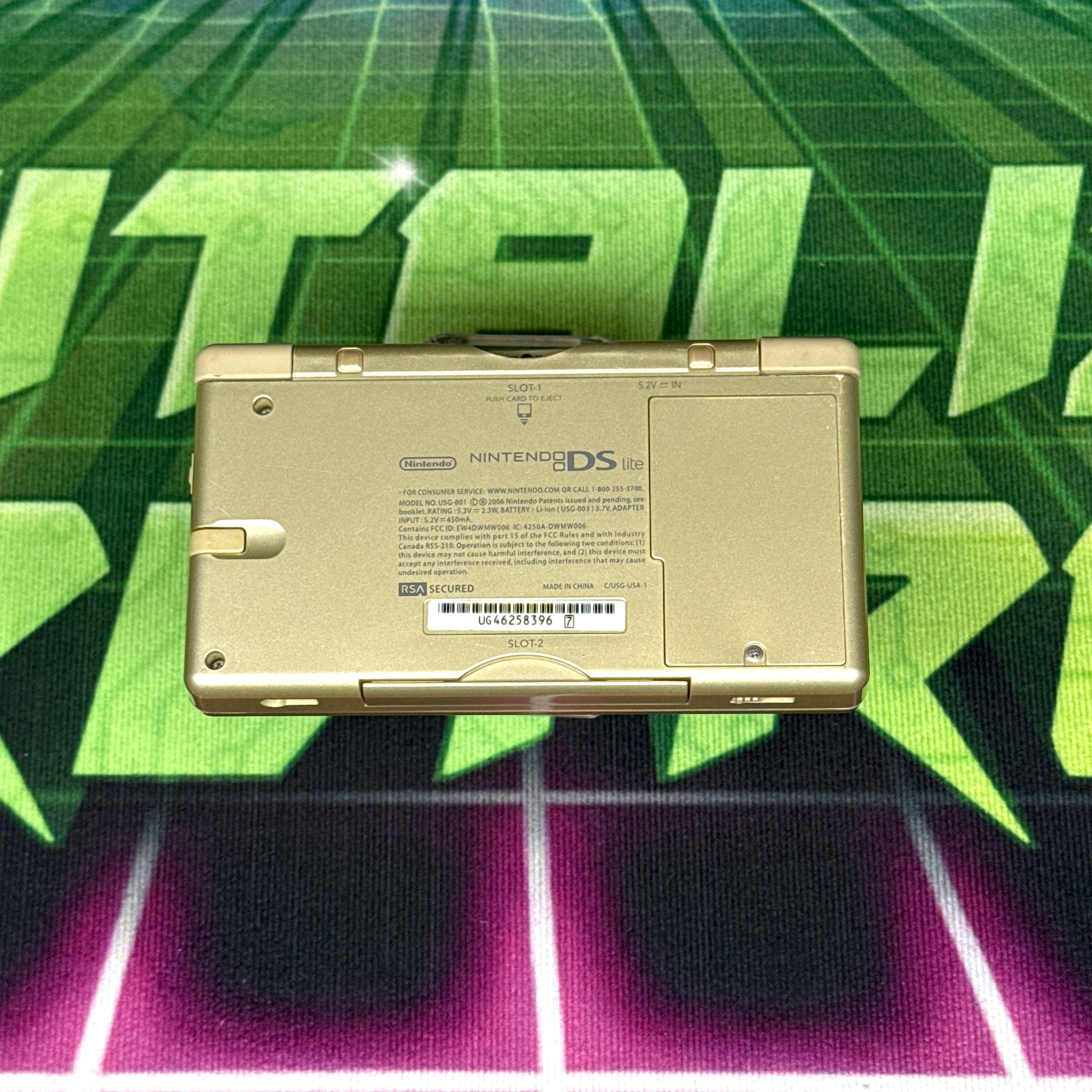 Nintendo DS Lite Handheld Console - Gold Zelda Triforce Edition